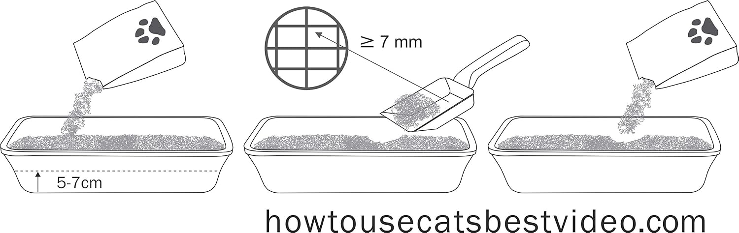 Cat's Best Original Clumping Wood Fibre Cat Litter 20 L / 8.6 kg | Clumping wood fibre cat litter - odour encapsulating, biodegradable, flushable - long-lasting and economical granules
