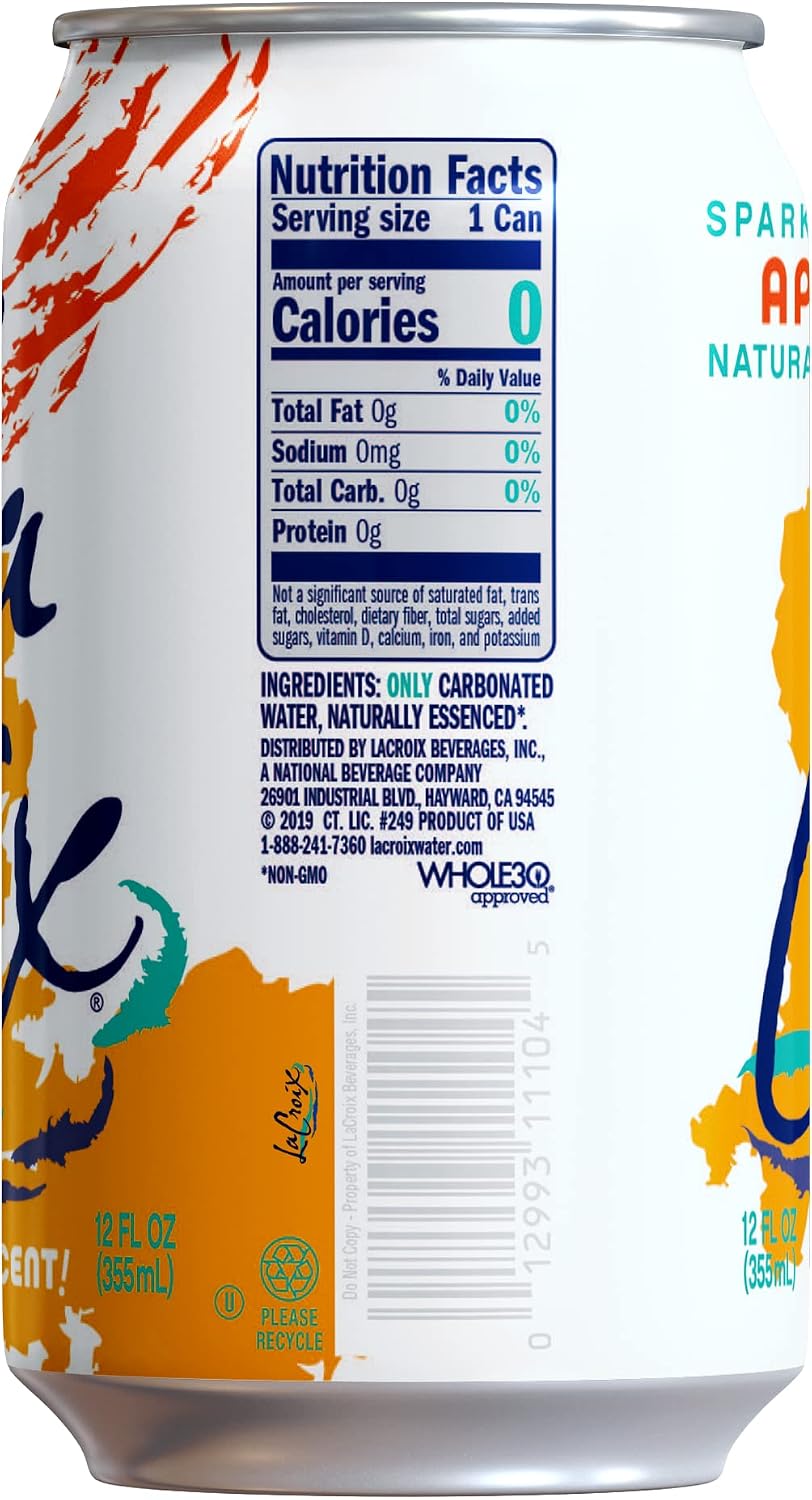 LaCroix Sparkling Water | Pineapple Coconut Flavor | 8-Pack | Naturally Essenced, Zero Calorie, Sodium Free | 12 Fl Oz Cans