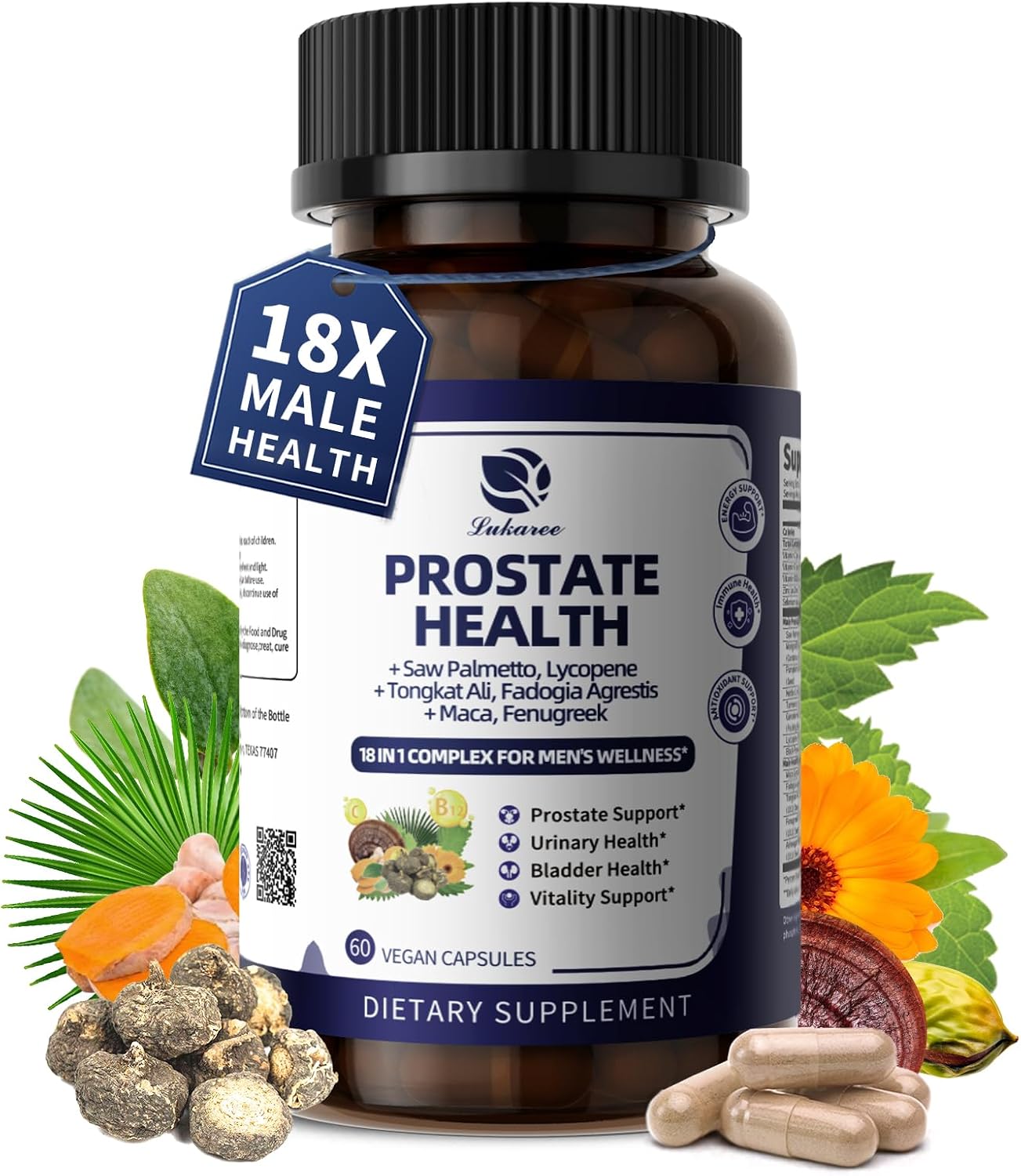 Prostate Health Supplements for Men - Urinary Tract Health