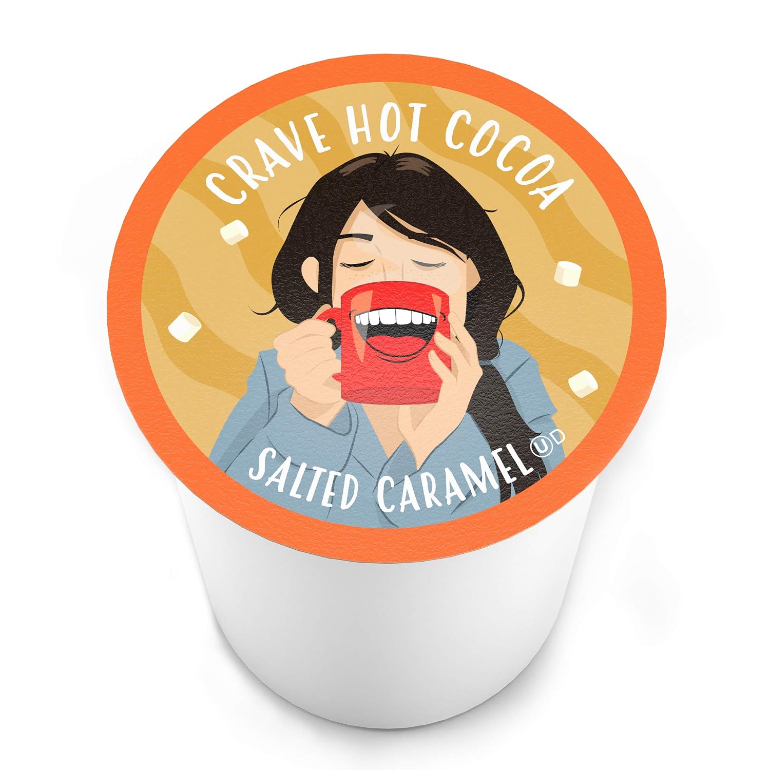 Crave Hot Chocolate Pods, Compatible with 2.0 K-Cup Brewers, Mint Chocolate, 40 Count