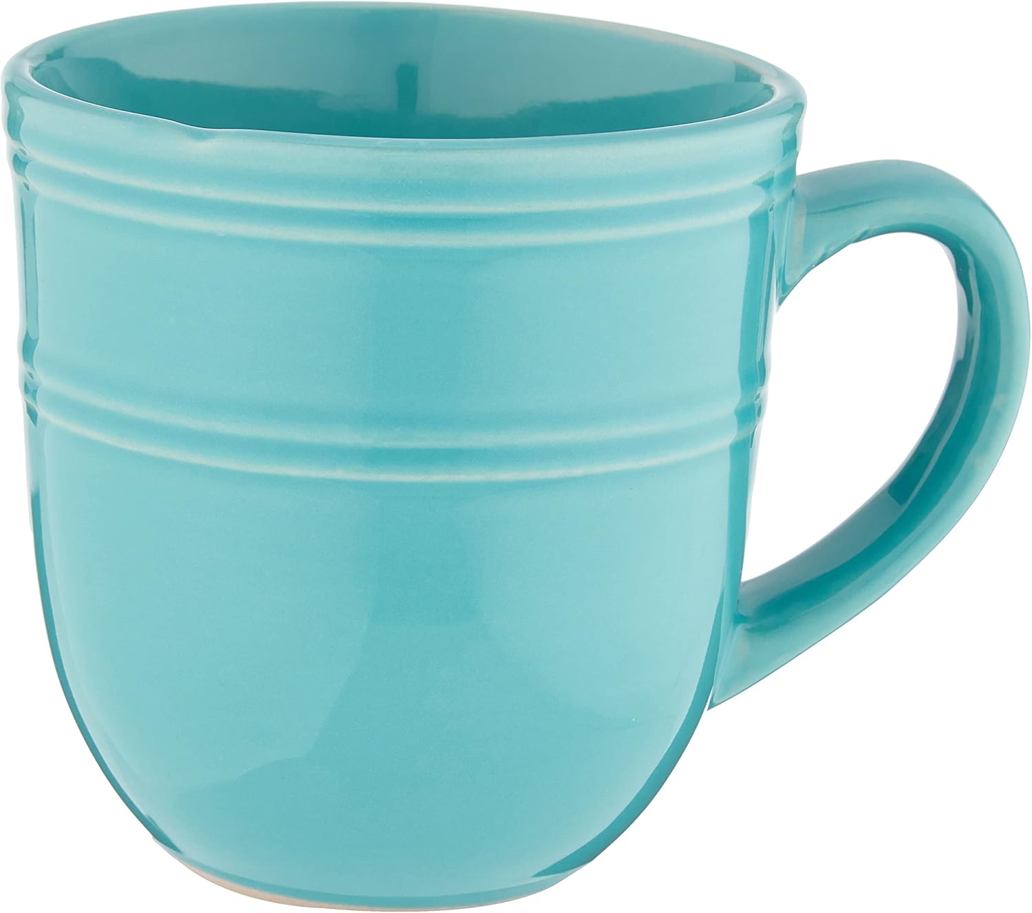 American Atelier Madelyn Square Dinnerware Set, 16-Piece, Turquoise Green