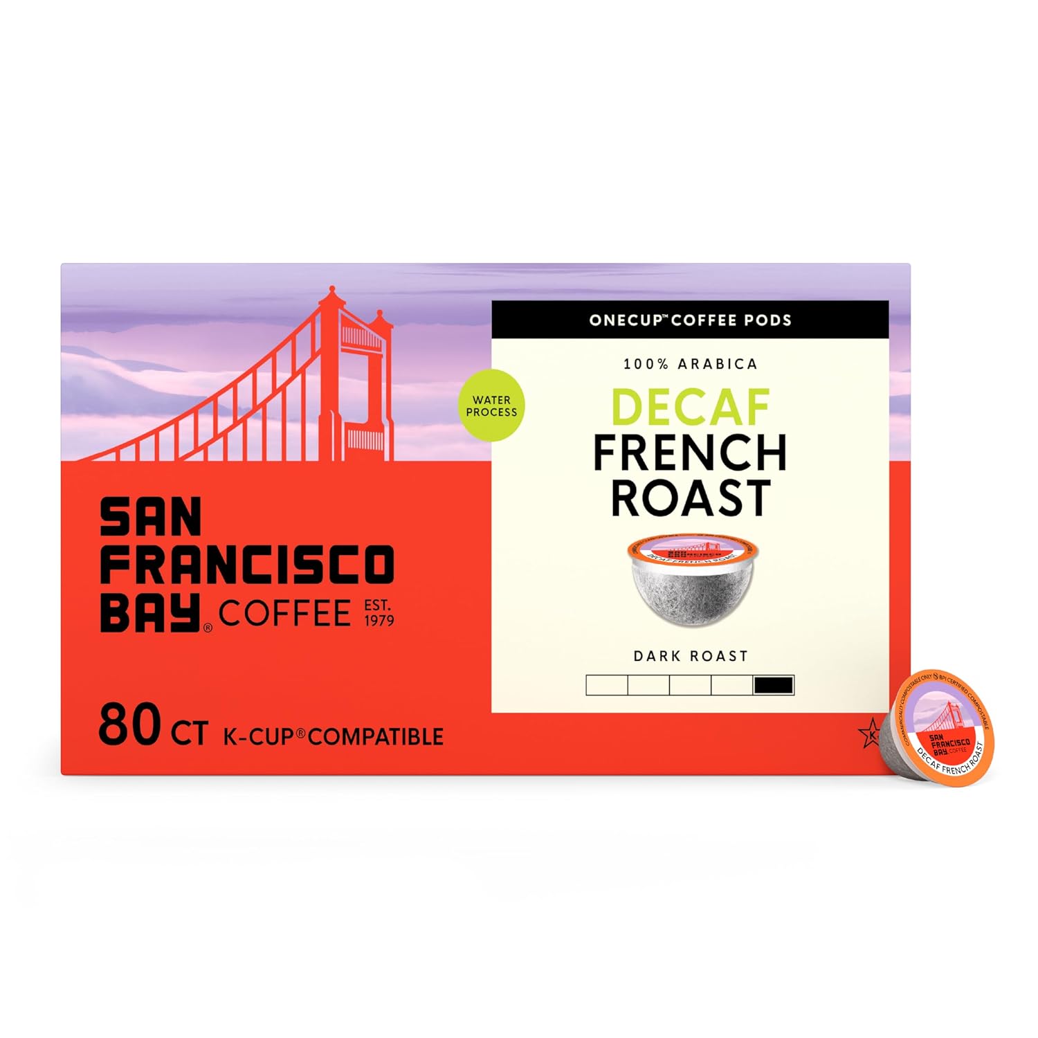 San Francisco Bay French Roast K-Cup Compatible Coffee Pods, 36 ct