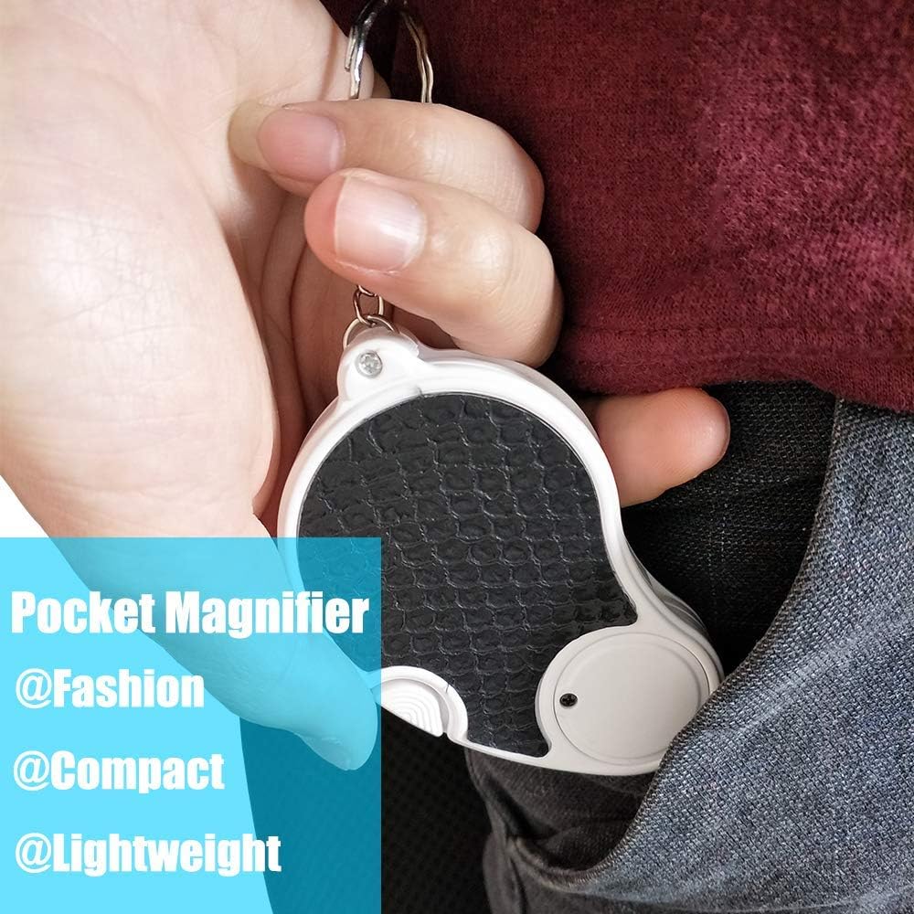 TECHSHARE Magnifying Glass with Light, Lighted Magnifying Glass