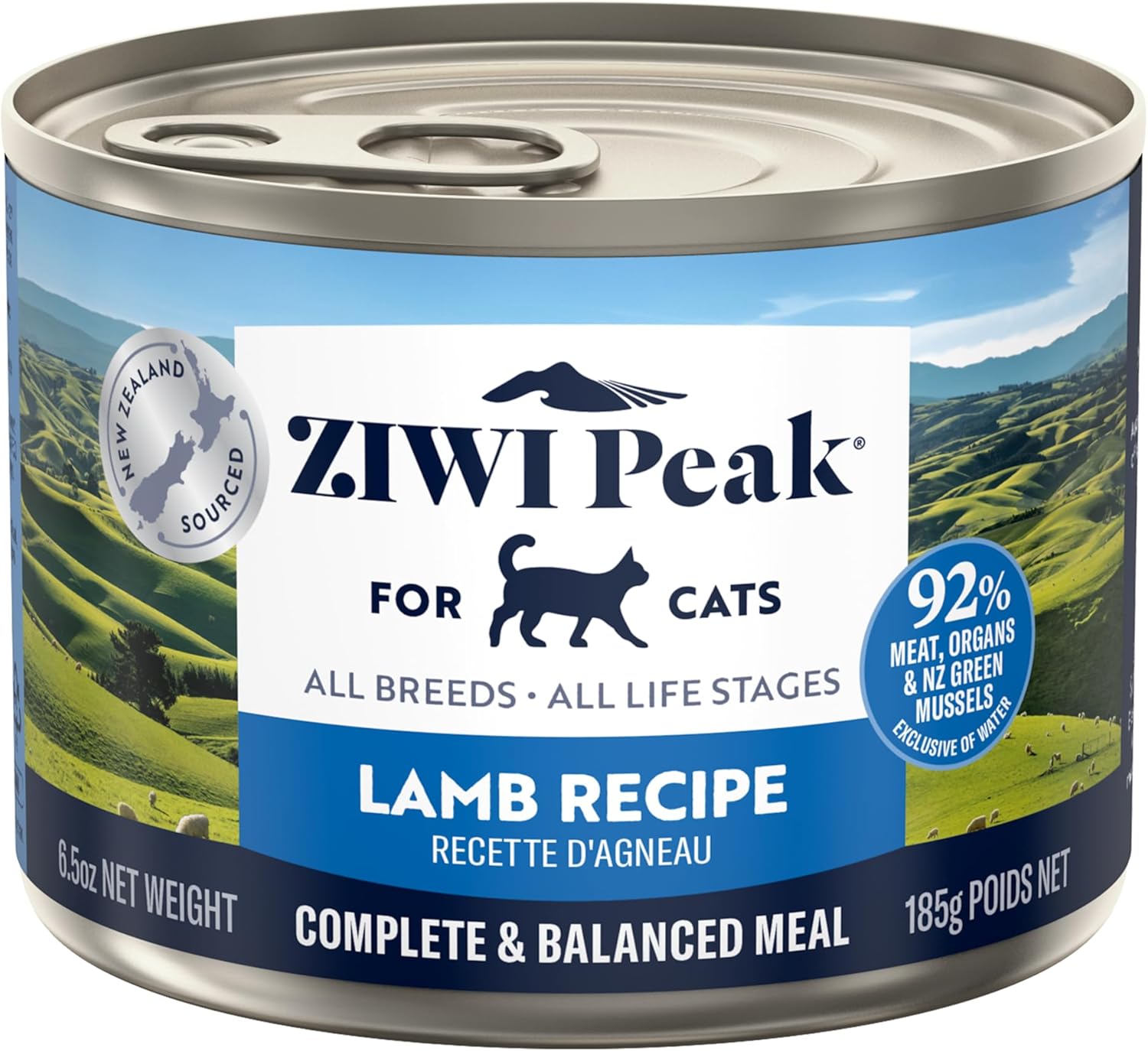 ZIWI Peak Wet Cat Food – All Natural, High Protein, Grain Free, Limited Ingredient, with Superfoods (Venison, Case of 12, 6.5oz Cans)