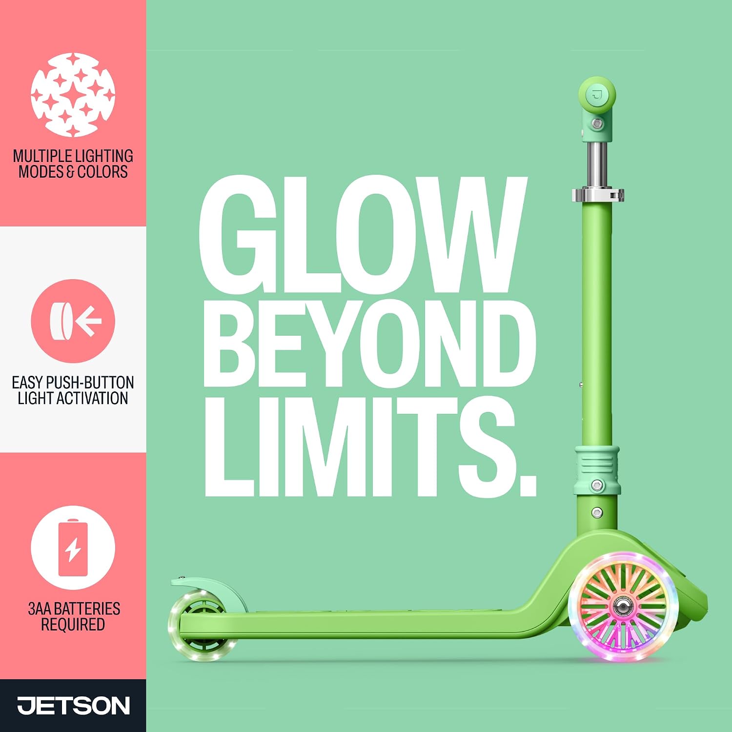Jetson Scooters - Jupiter Mini Kick Scooter, Foldable, Lightweight, Portable