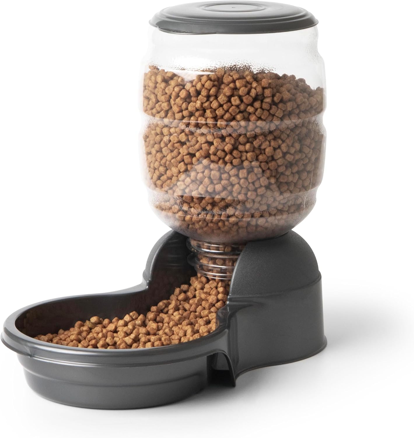 Petmate Replendish Feeder Automatic Cat and Dog Feeder, Pearl Peacock Blue, 10 LB, Made in USA