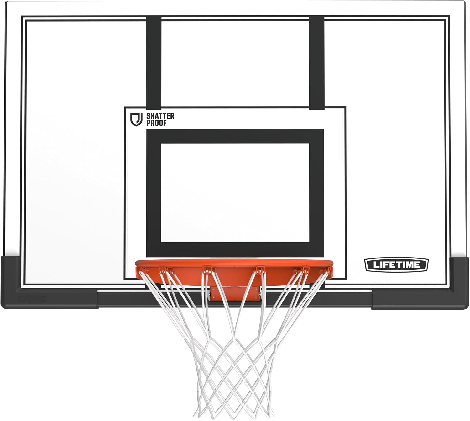 Lifetime 79910 50 Inch Backboard Rim Combo, Mounting Kit Sold Separately