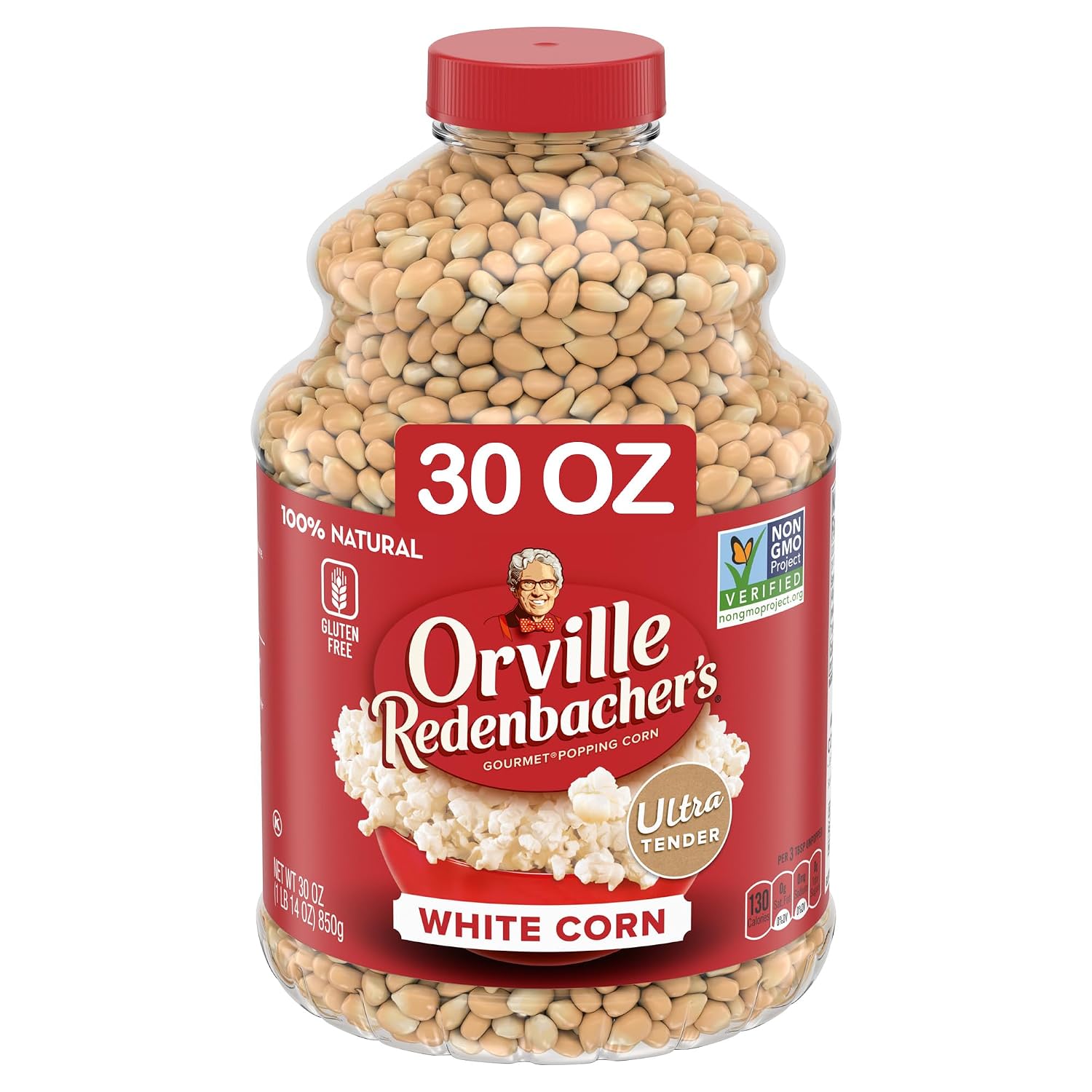 Orville Redenbacher's Popcorn Kernels, White Corn, 30 oz.