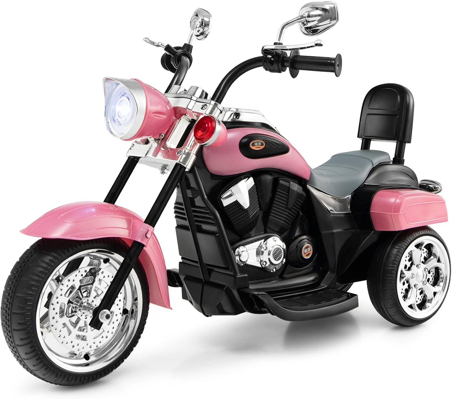 Costzon 6V Ride on Chopper Kids Motorcycle with Horn, Headlight (Red)