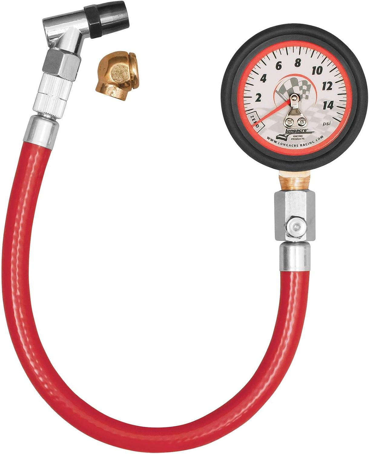 Longacre 52-52034 0-15 PSI Tire Pressure Gauge, 2 Inch