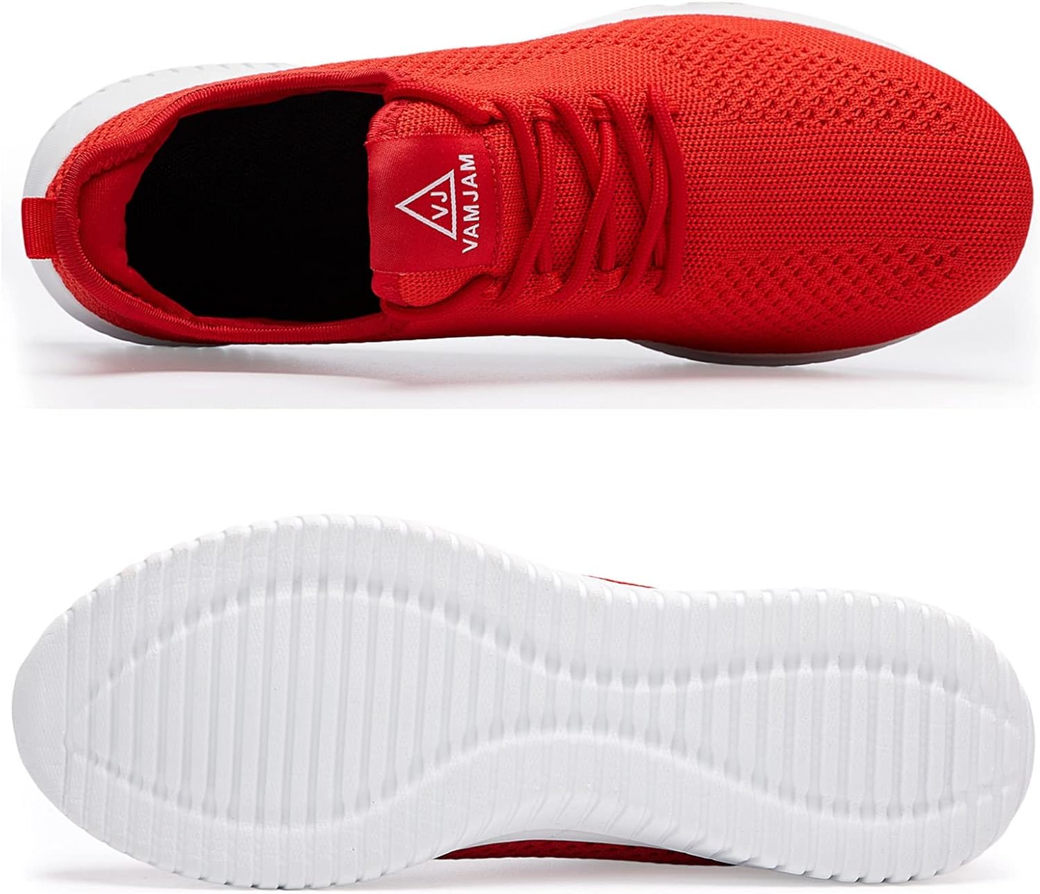 VAMJAM Men's Running Shoes Ultra Lightweight Breathable Walking Shoes Non Slip Athletic Fashion Sneakers Mesh Workout Casual Sports Shoes