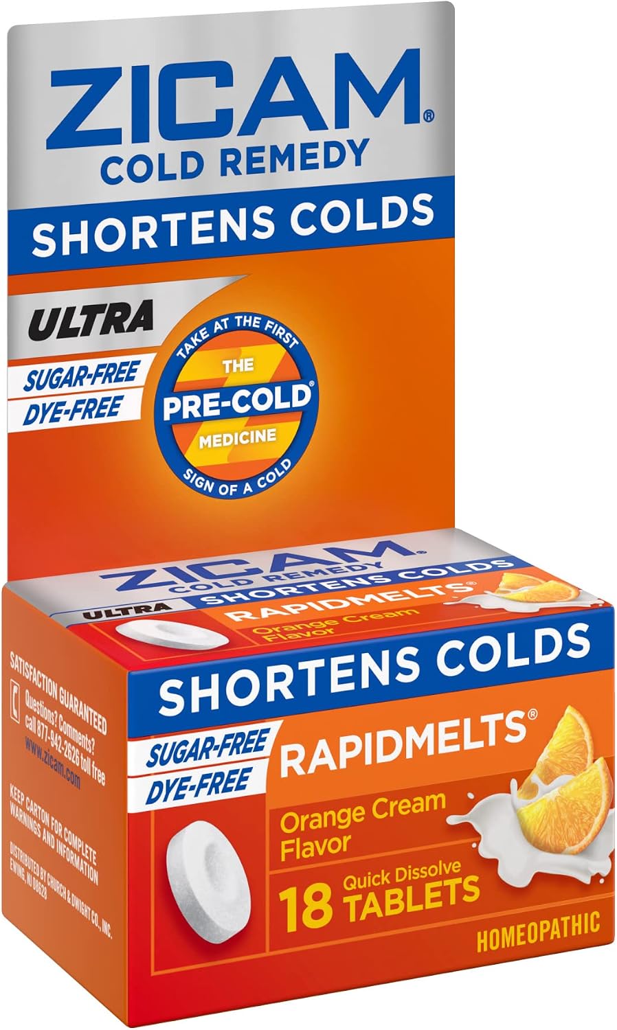 Zicam Cold Remedy RapidMelts, Citrus, 25 Count
