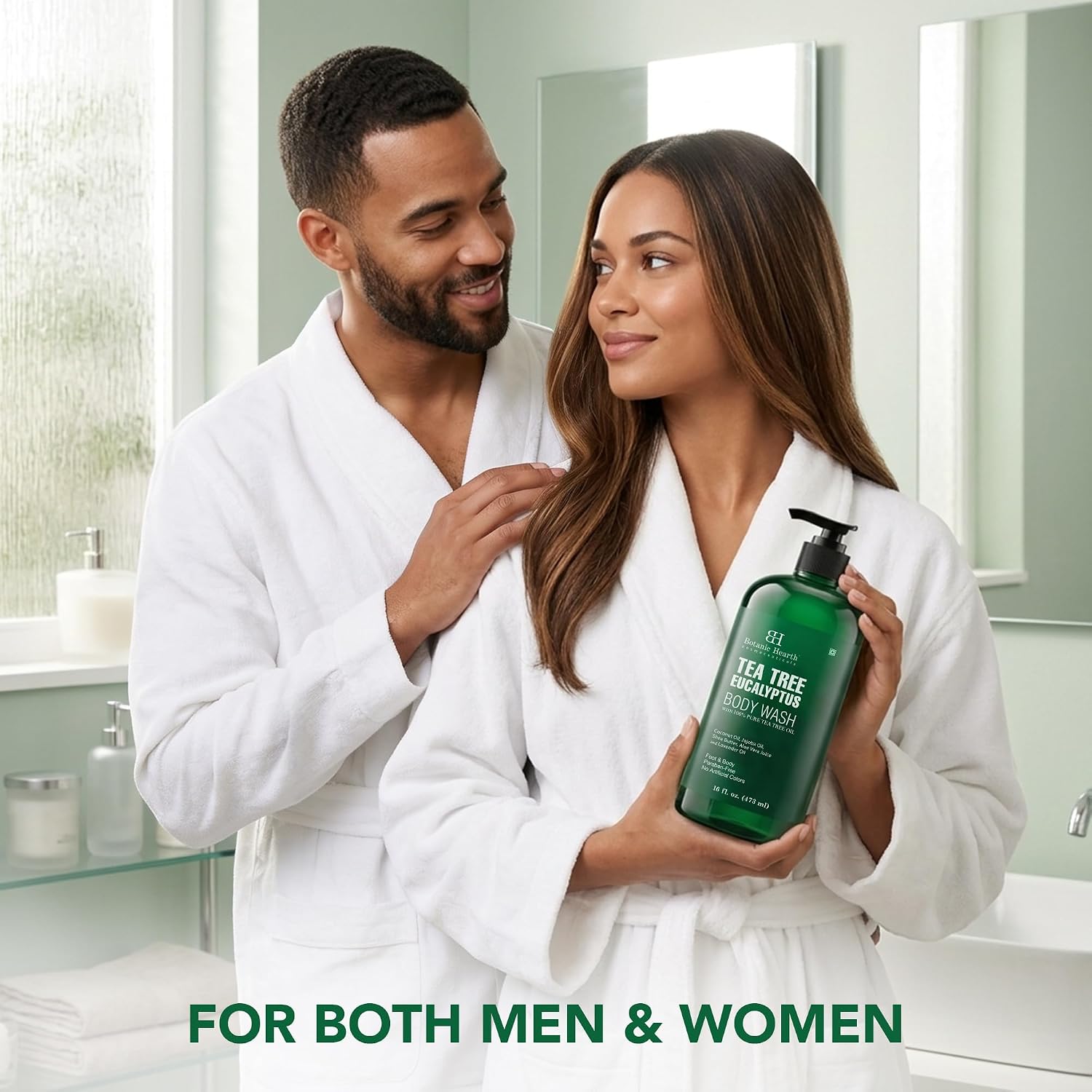 Botanic Hearth Tea Tree Body Wash With 100% Tea Tree Oil - 16 Fl oz