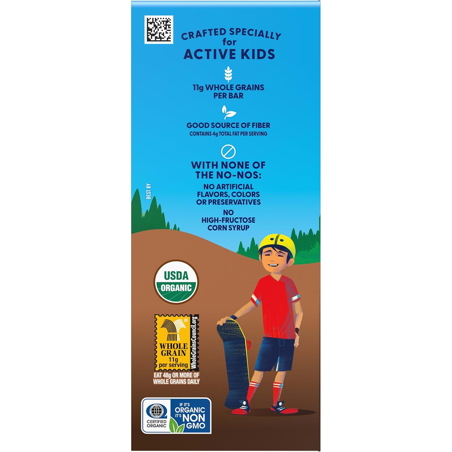 Zbar - Chocolate Brownie - Soft-Baked Energy Snack Bars - Non-GMO - 11g Whole Grains - USDA Organic Granola Bars - Snacks for Kids (18 Pack)