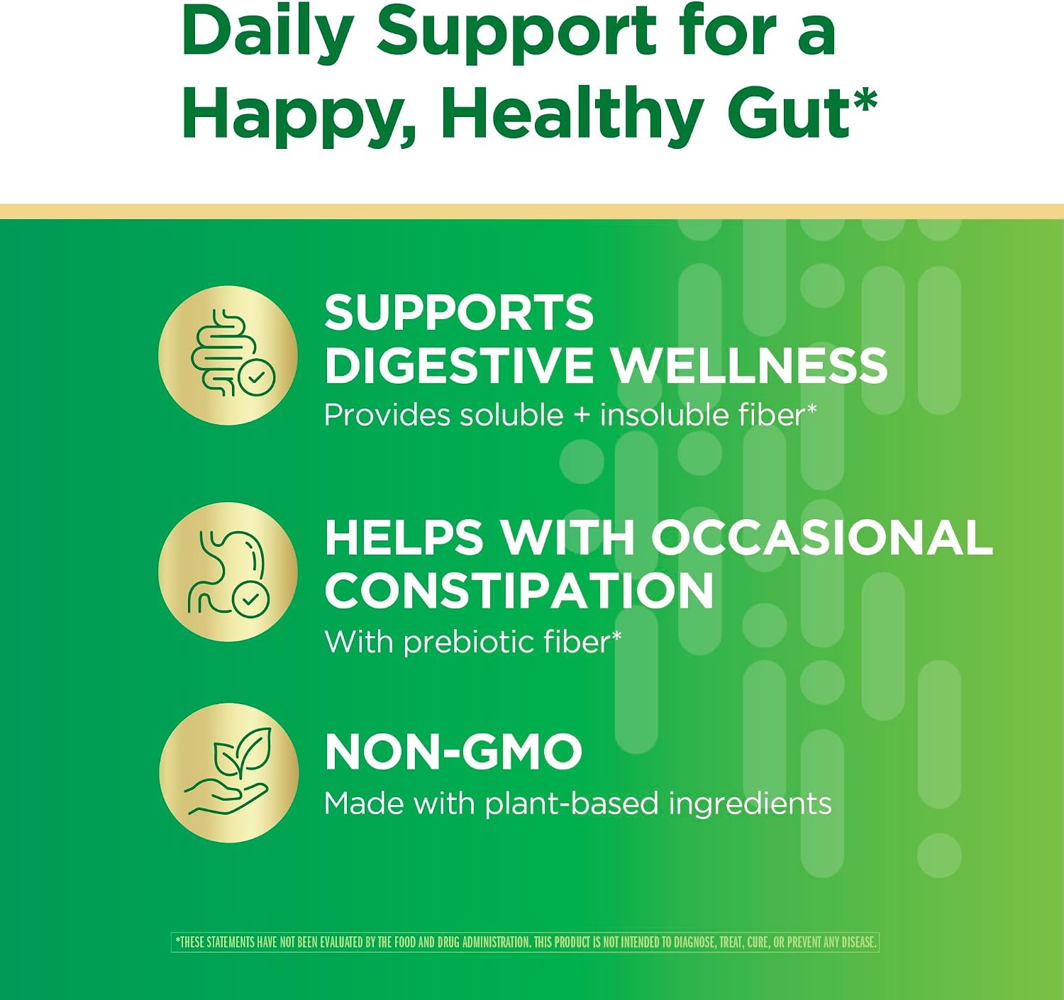 Renew Life Daily Digestive Prebiotic Fiber | 150 Vegan Capsules
