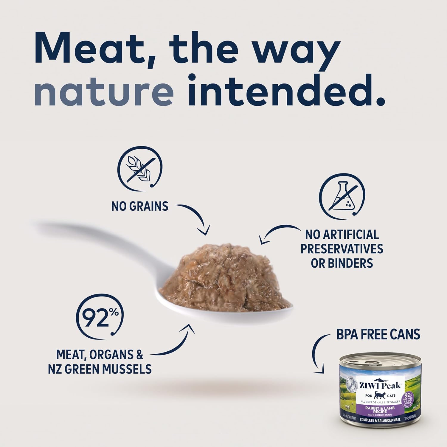 ZIWI Peak Wet Cat Food – All Natural, High Protein, Grain Free, Limited Ingredient, with Superfoods (Venison, Case of 12, 6.5oz Cans)