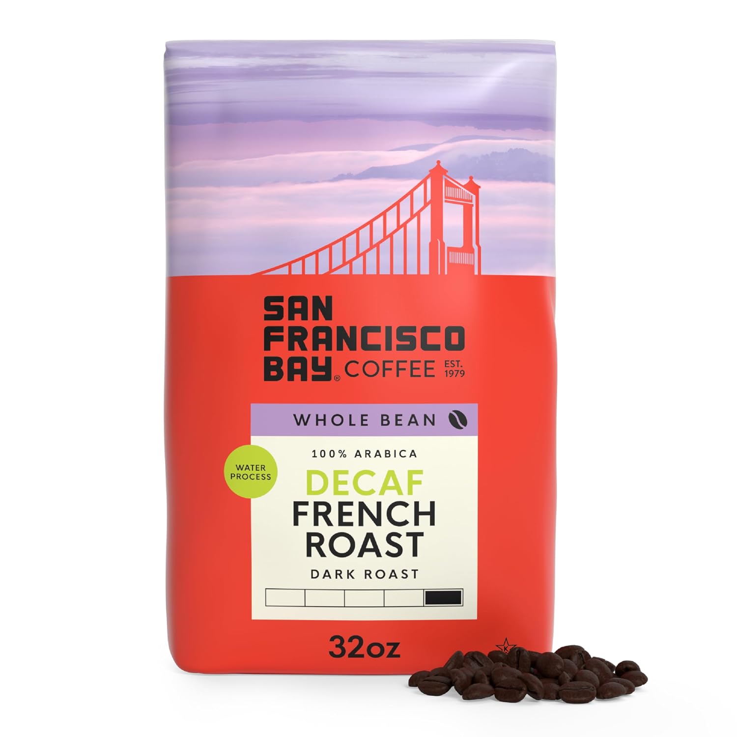 San Francisco Bay Coffee French Roast Whole Bean Coffee, 2 lb bag