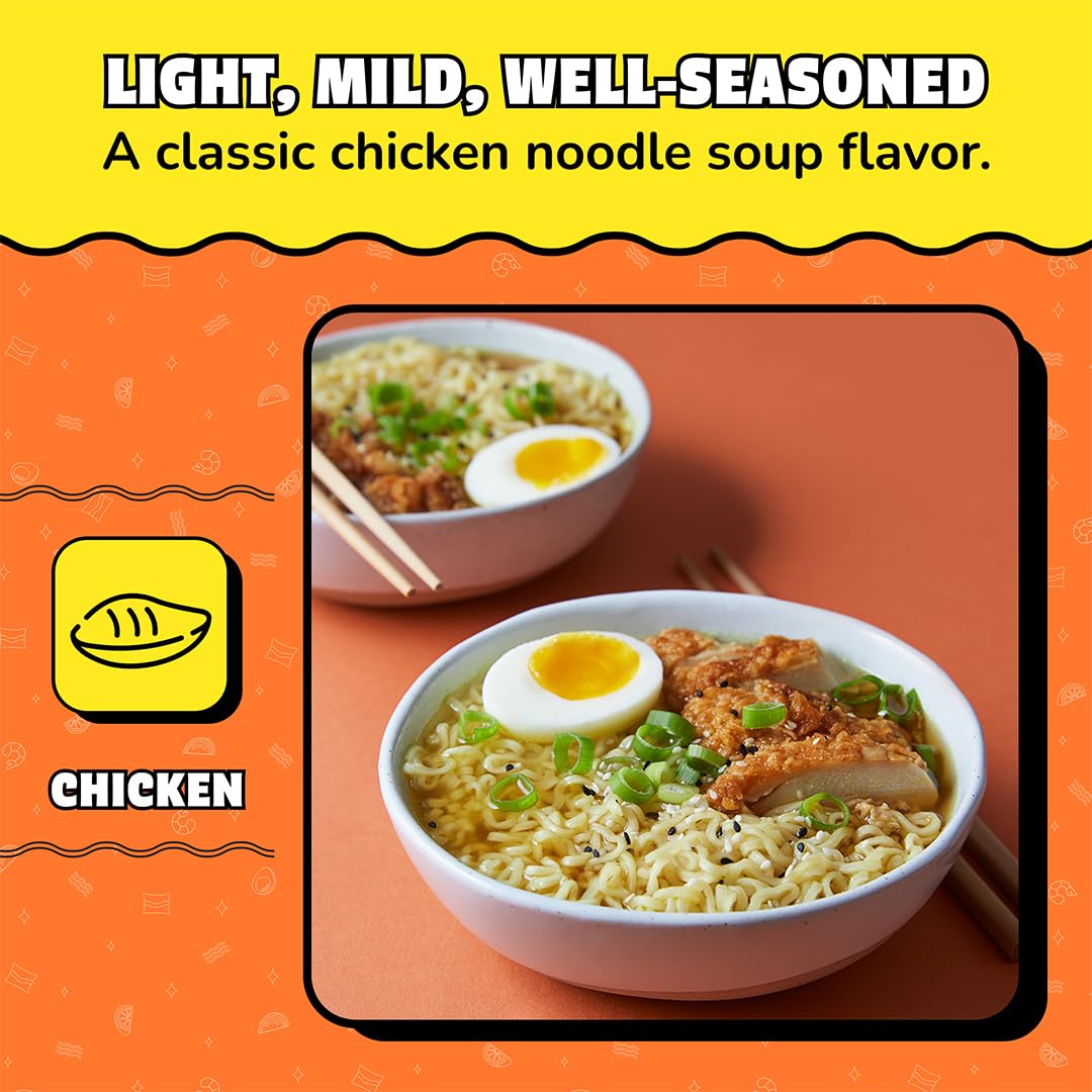 Maruchan Ramen Noodle Soup, Pork Flavor – Japanese-Style Instant Noodles, Quick & Easy Meal for Kids, Students & Busy Families – 3 Oz. (24 Pack)