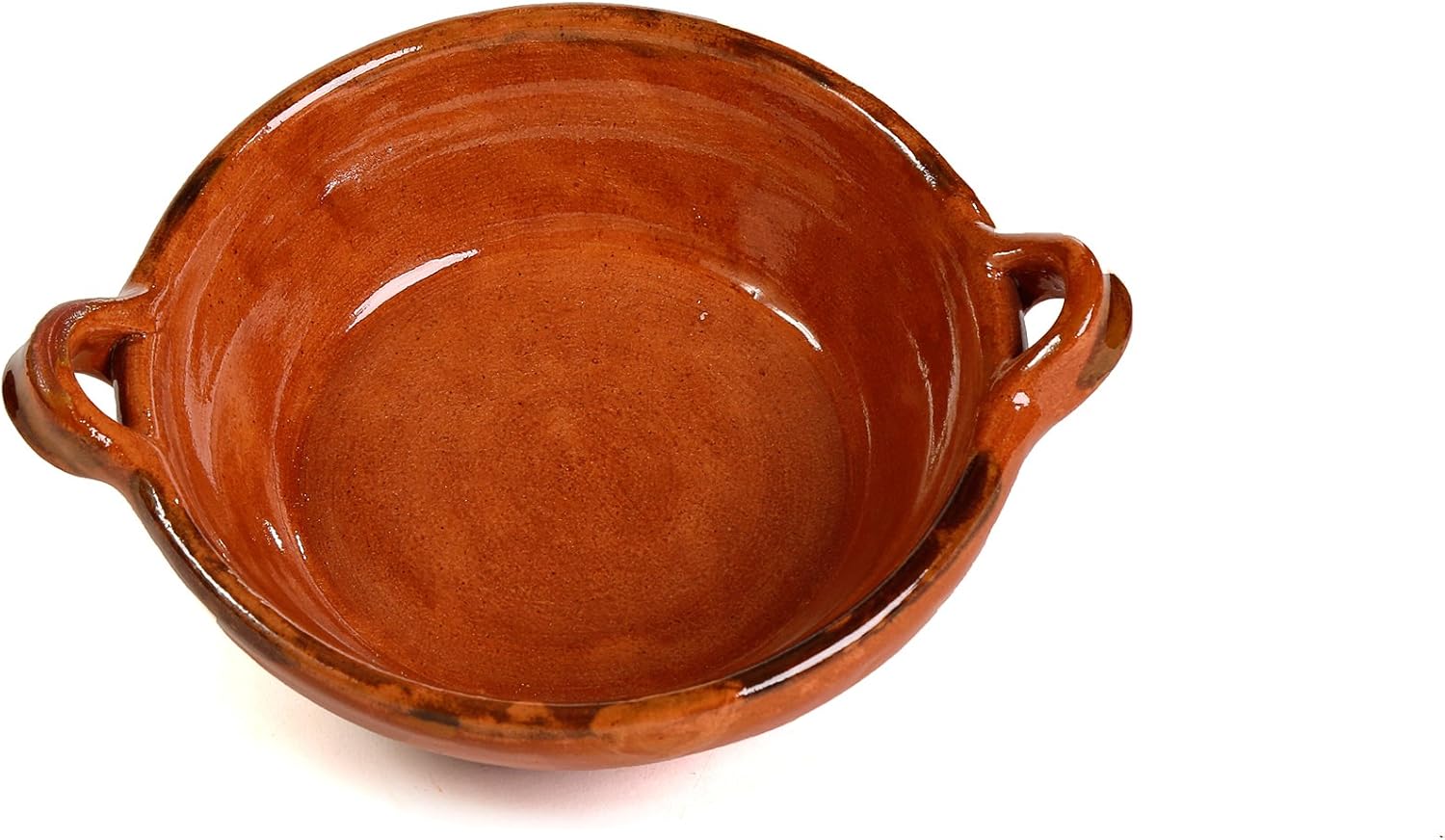 Mexican Clay Mini Unlidded Cazuela, 12 Ounces