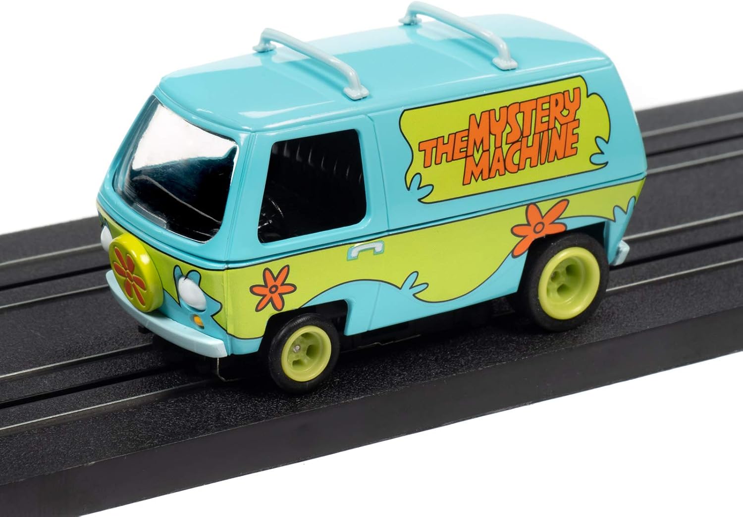 Auto World Silver Screen Machines - Thunderjet/4Gear - R31 Mystery Machine - Scooby Doo HO Scale Slot Car