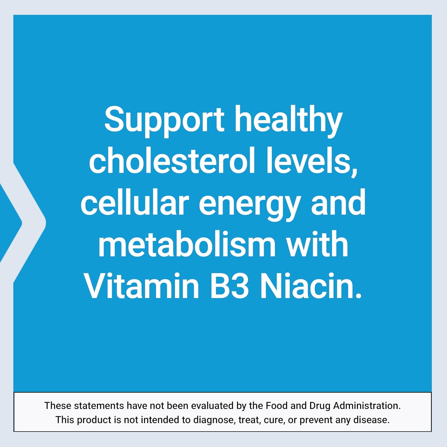 Life Extension Vitamin B3 Niacin, Heart Health, Cholesterol & Energy Support, Gluten-Free, Non-GMO, 100 Capsules | Supports Heart Health
