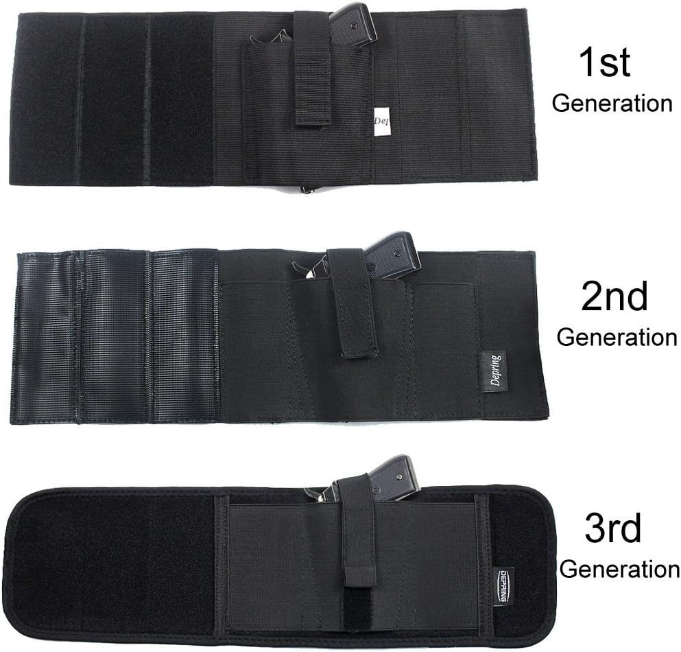Ankle Holster with 2 Mag Pouches for Concealed Carry Pistol Holster | Compatible with G42, 43, 36, 26, Ruger LCP, LC9, and Similar Subcompact Guns