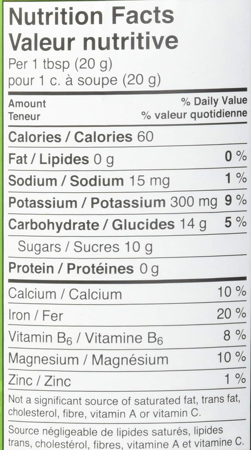 Wholesome FT Organic Molasses 32oz Bottle, 1-Pack