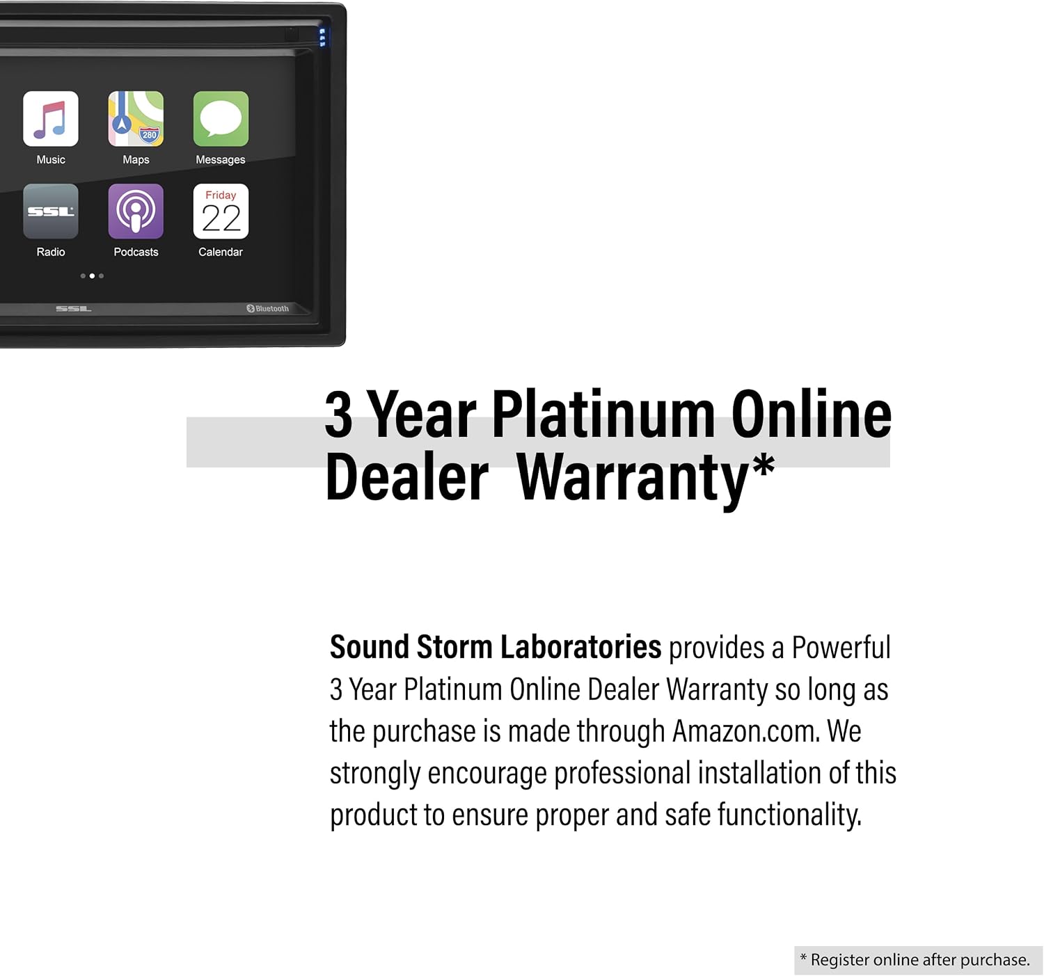 BOSS Audio Systems BVCP9700A CarPlay Android Car Stereo, 7 Inch Touchscreen