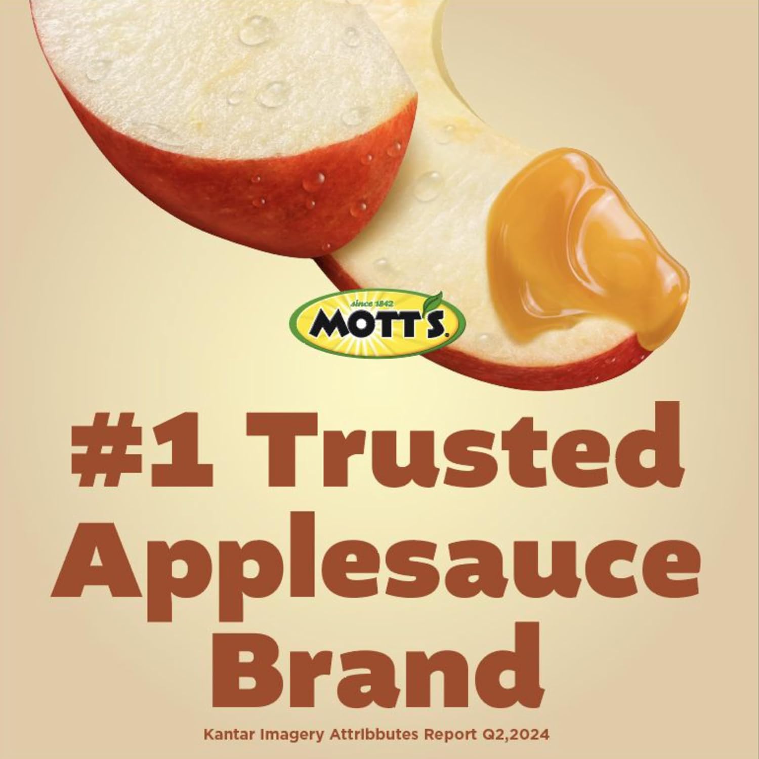 Mott's No Sugar Added Strawberry Applesauce, 3.9 Ounce Cup, 6 Count (Pack of 12)