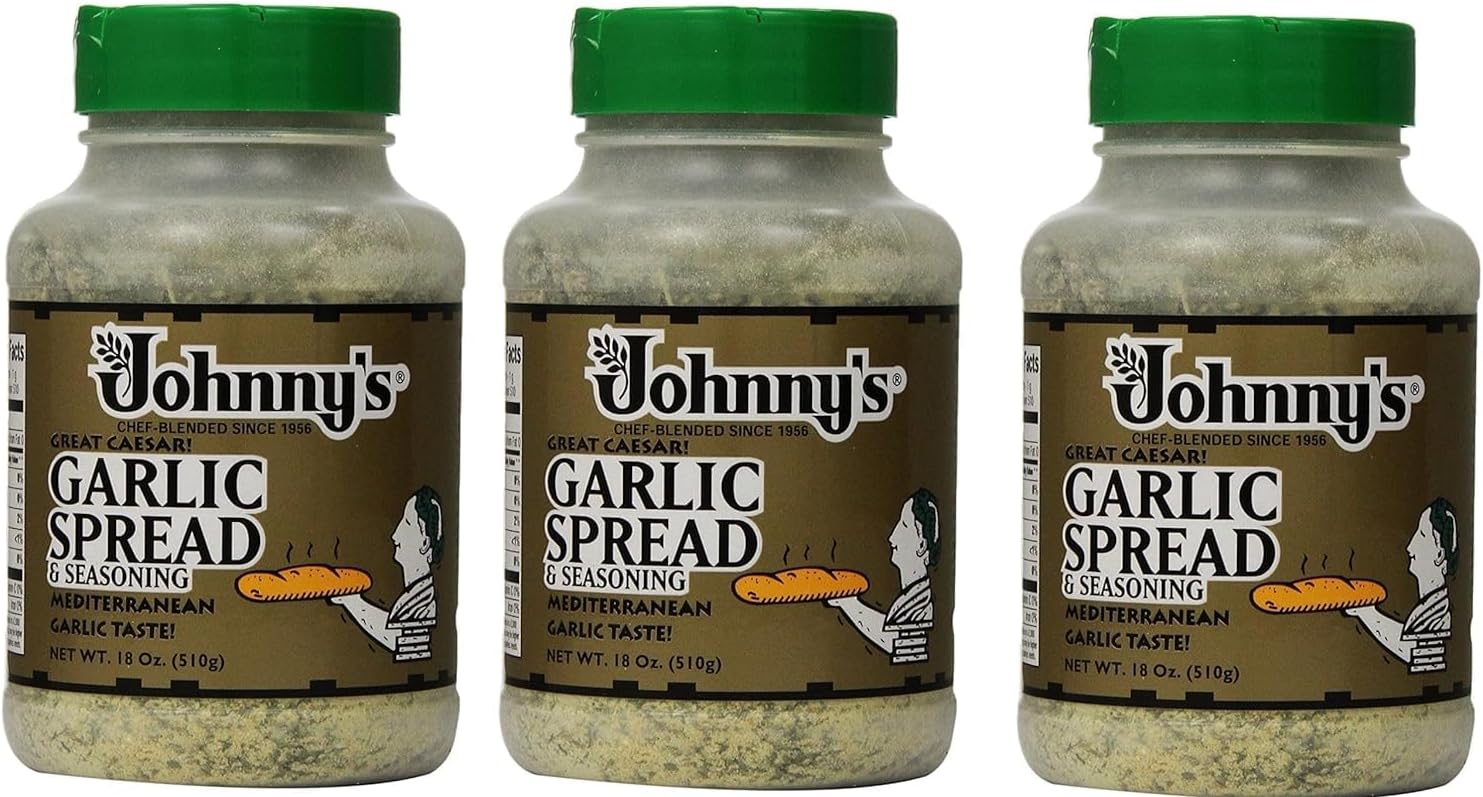 Johnnys Garlic Spread and Seasoning MaDOBD, 3Pack (18 Ounce)