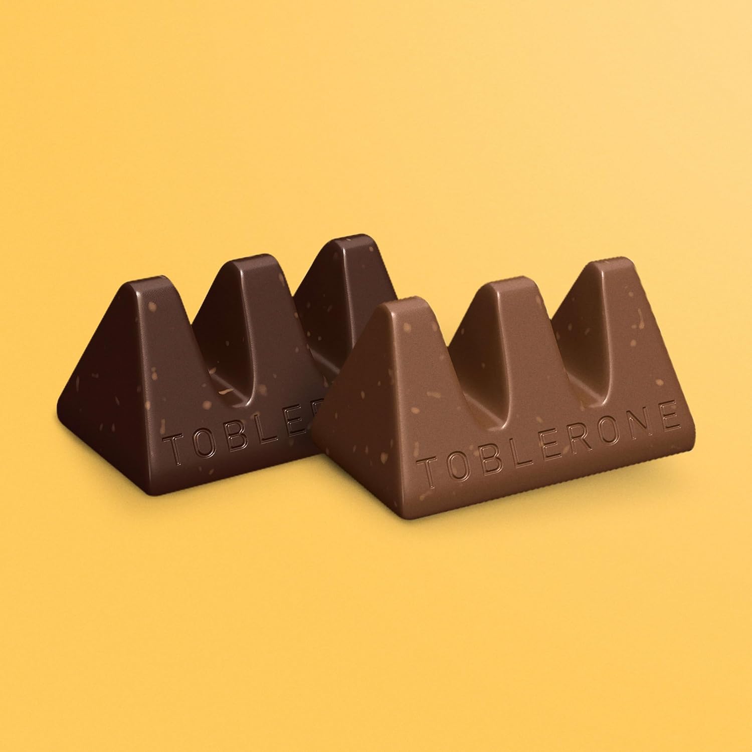 TOBLERONE Milk Chocolate Bar with Salted Caramelized Almonds, 20 Bars | Honey and Almond Nougat, Bulk Chocolate