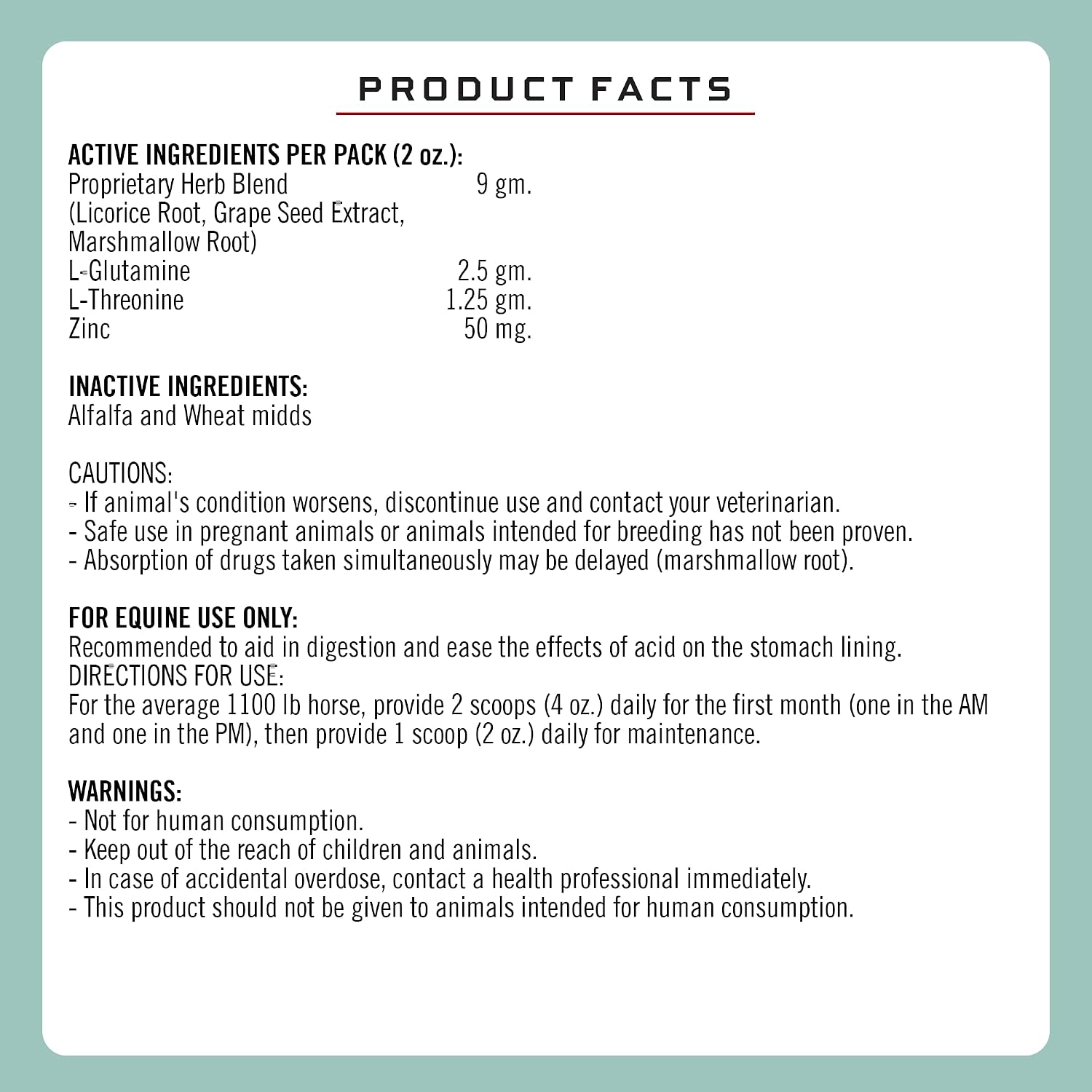 ULZERless Equine Supplement, 7.5lb Bag - Natural Gut Support for Horses with Ulcer Risk Factors