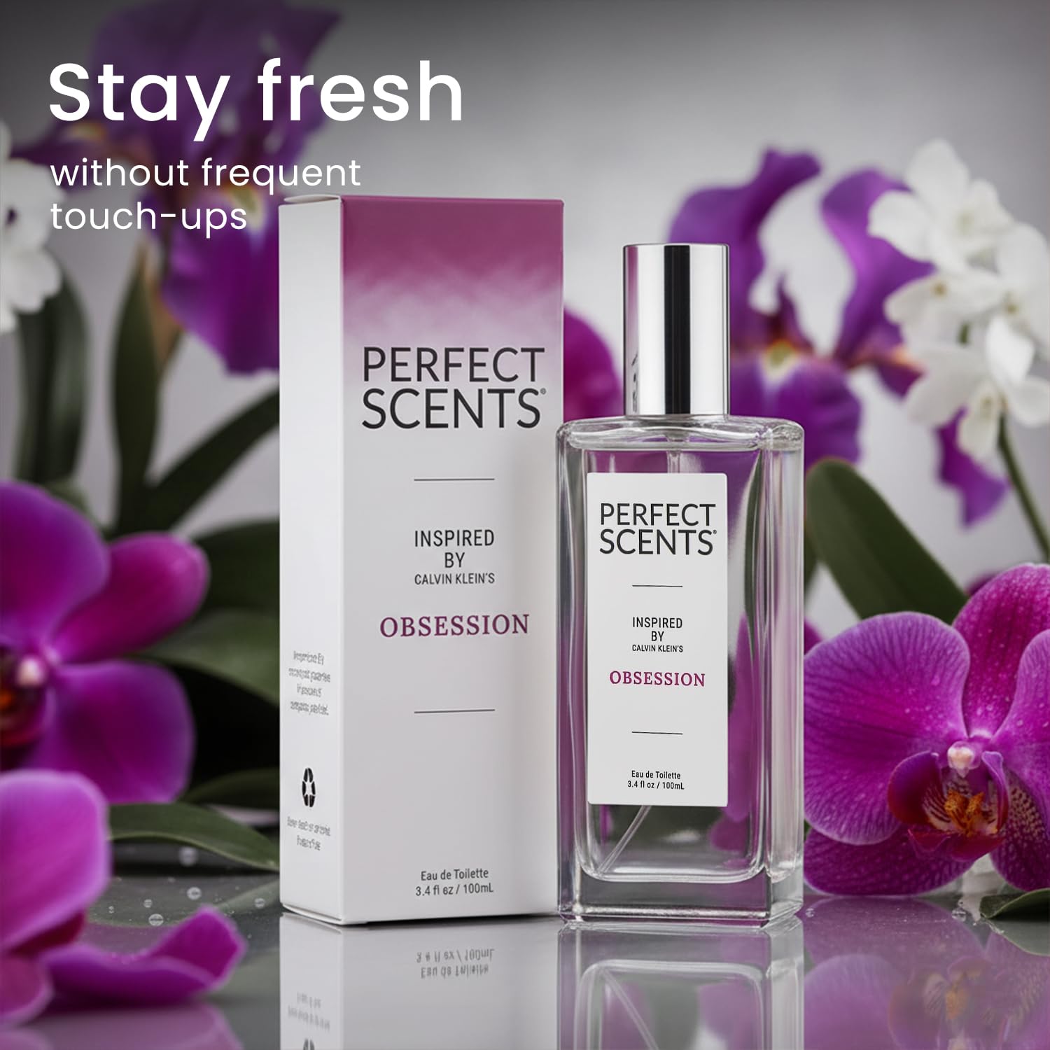 Perfect Scents Fragrances, Inspired by Juicy Couture's Juicy Couture, Women’s Eau de Toilette, Vegan, Paraben-Free, Phthalate-Free, Never Tested on Animals, 2.5 Fluid Ounces