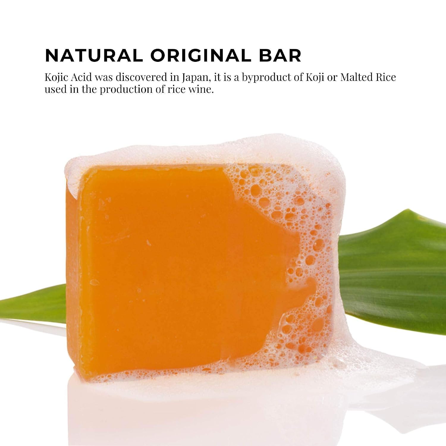 Kojie San Skin and Body Brightening Soap - Original Kojic Acid, Dark Spot Remover Bar Soap with Glycerin & Tea Tree Oil - 65g x 2 Bars