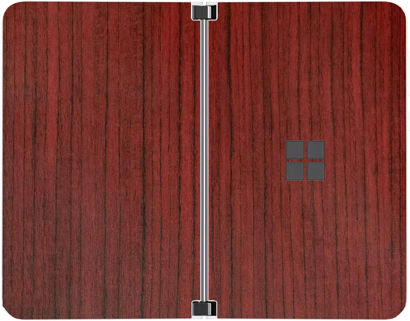 SopiGuard Sticker for Surface Duo Phone Edge-to-Edge Precision Vinyl Skin Wrap (Leather Textured)