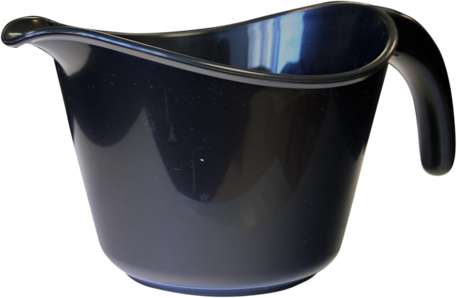 Reston Lloyd, Batter Bowl With Pour Spout, Non-Slip Base, Erogonomic Space Saving Detachable Handle, 2 QT Heavy Duty BPA-Free Microwave & Dishwasher Safe, Plum