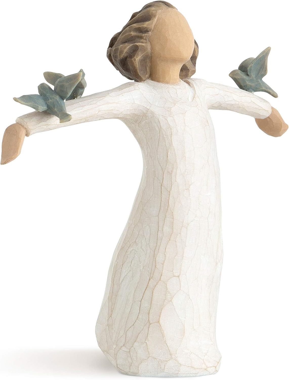 Willow Tree Happiness, Sculpted Hand-Painted Figure | Cast from a Susan Lordi Original Carving, Meaningful Keepsake Gift for Loved Ones, Display on Shelf, Table or Mantel
