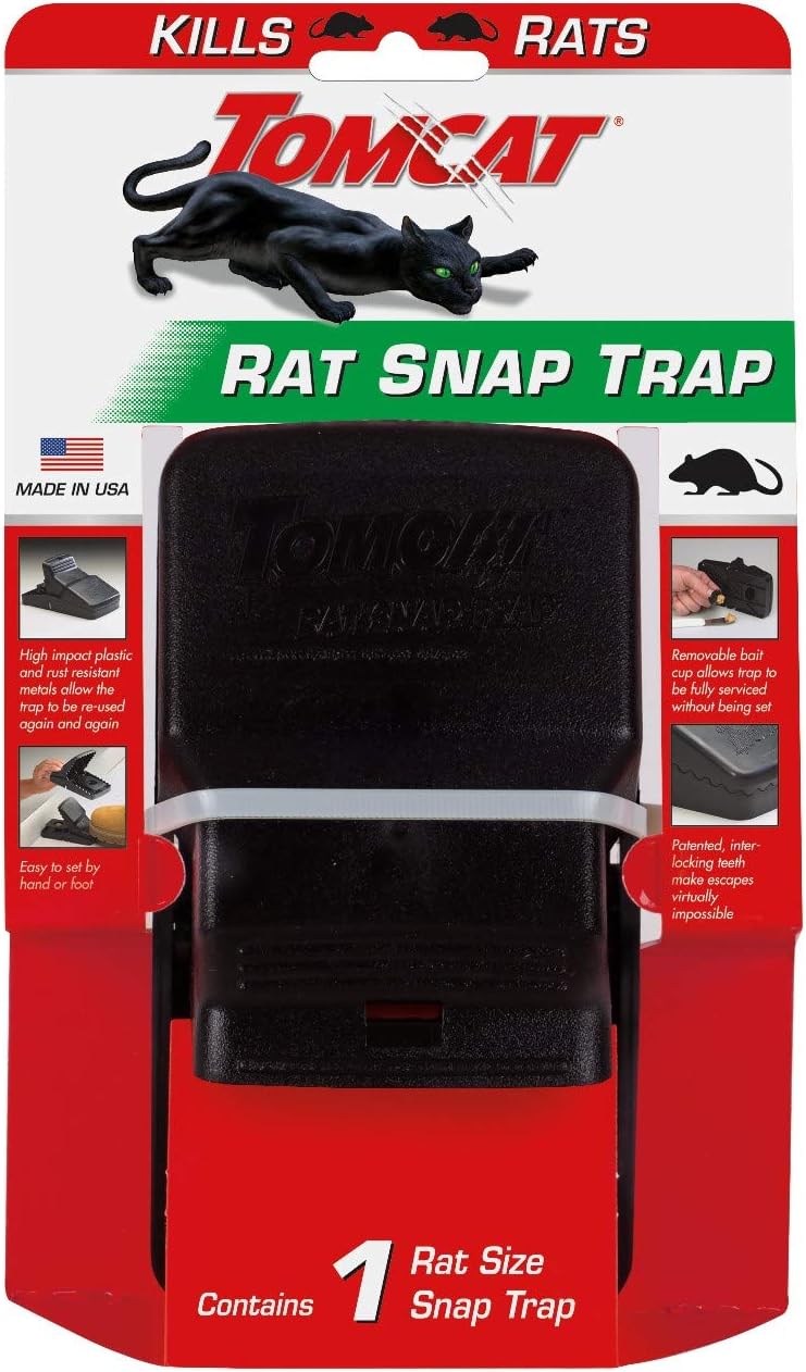 Tomcat Tunnel Trapping System | Rat & Mice Traps - 1 Tunnel Station and 2 Reusable Snap Traps