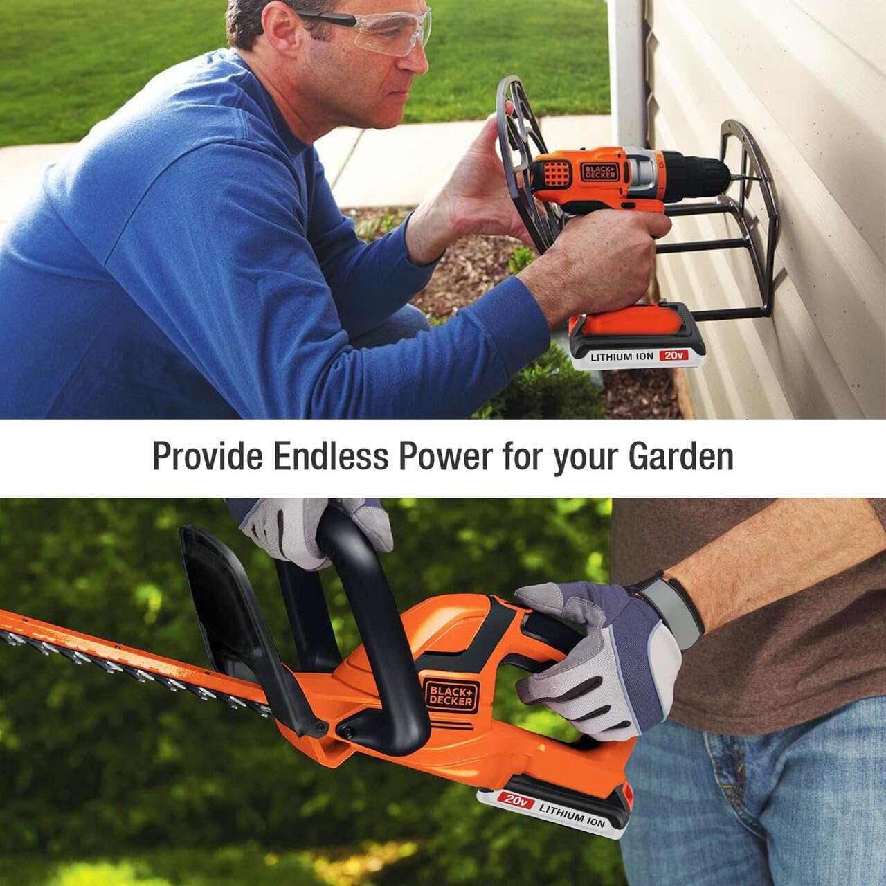 Upgraded 2 Pack 4.0Ah 20v Max LBXR20 Replace Battery for Black and Decker Replacement Weed Eater Battery LBX20 LBX4020 LBXR2020-OPE Cordless Power