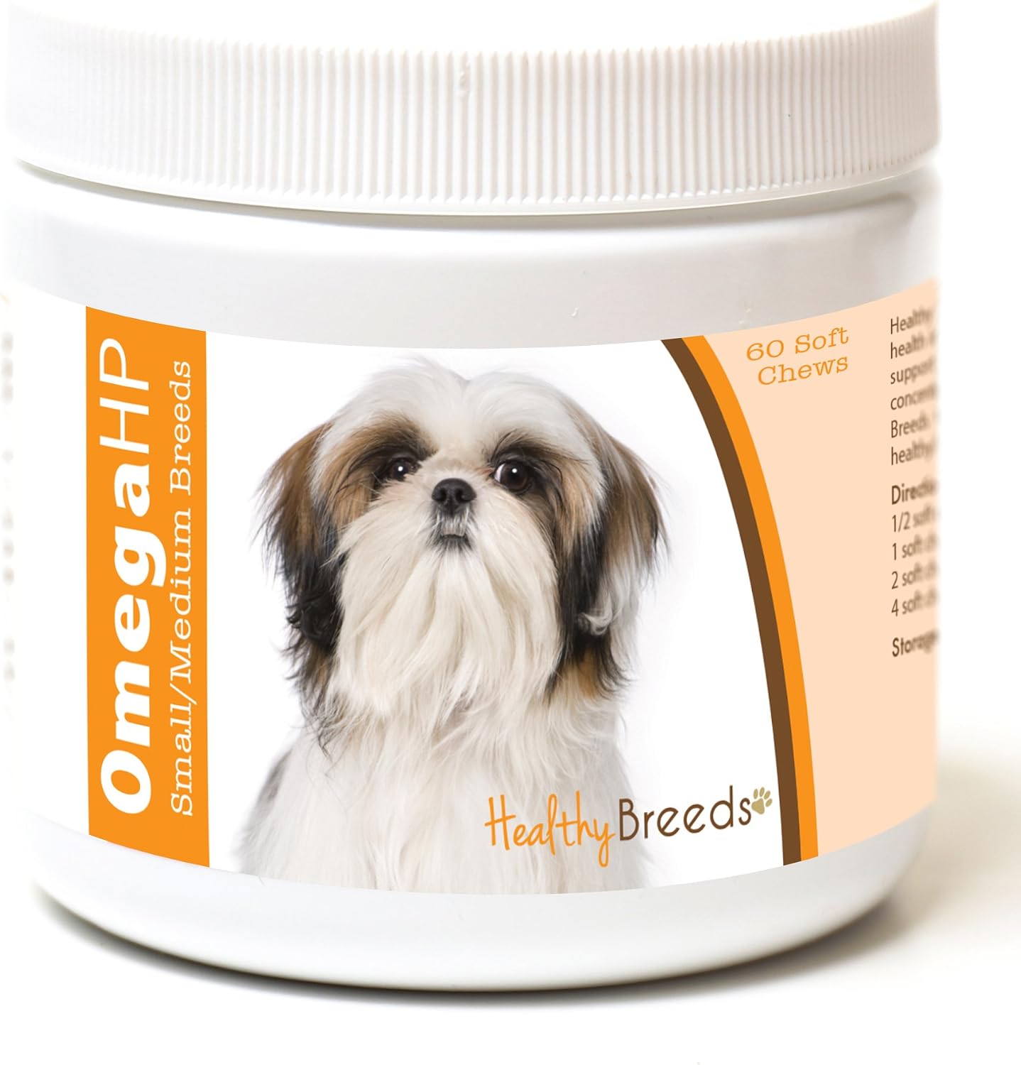 Healthy Breeds Siberian Husky Omega HP Fatty Acid Skin and Coat Support Soft Chews 60 Count