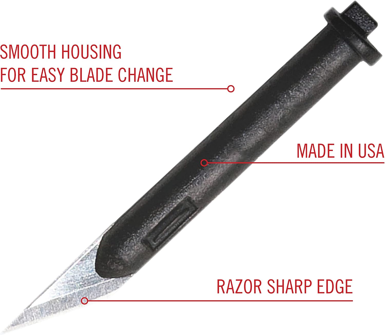 Excel Blades #65 Retractable Pen Knife Replacement Blades, 4-Pack