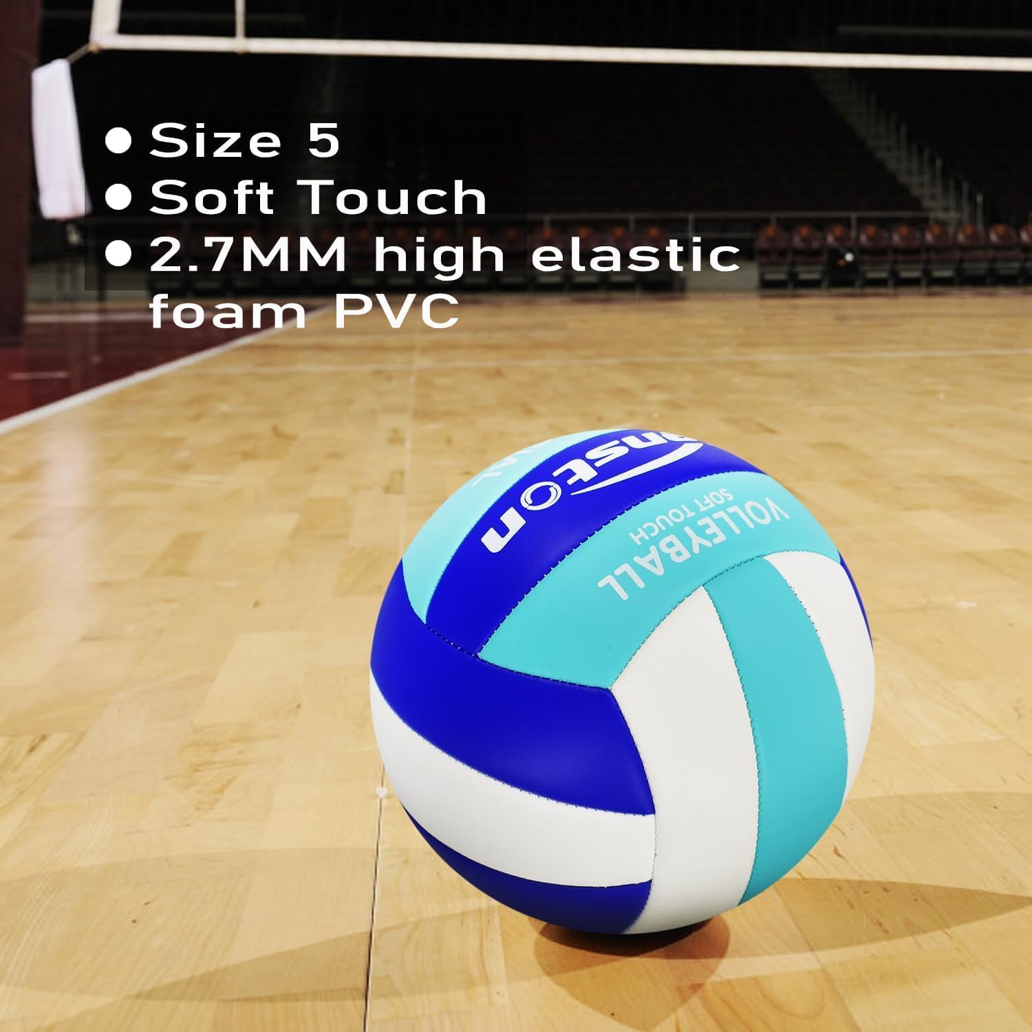 Senston Volleyball Official Size 5 Soft Waterproof for Indoor Outdoor Beach