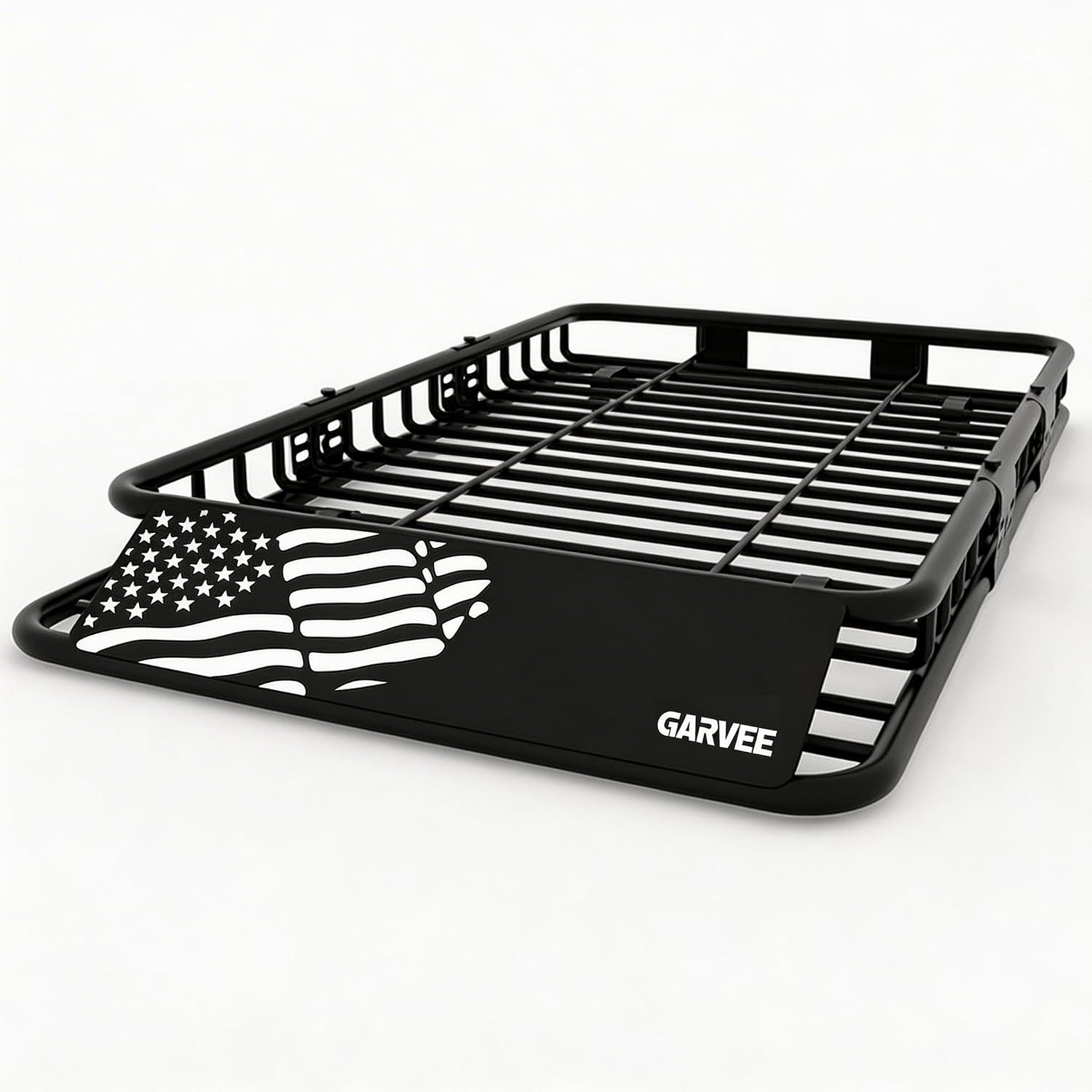 Garvee Universal Roof Rack Cargo Carrier Basket, 200 Lbs Capacity Rooftop Cargo Rack, Car Top Luggage Holder Basket Heavy Duty for SUVs, Trucks, Vehicles