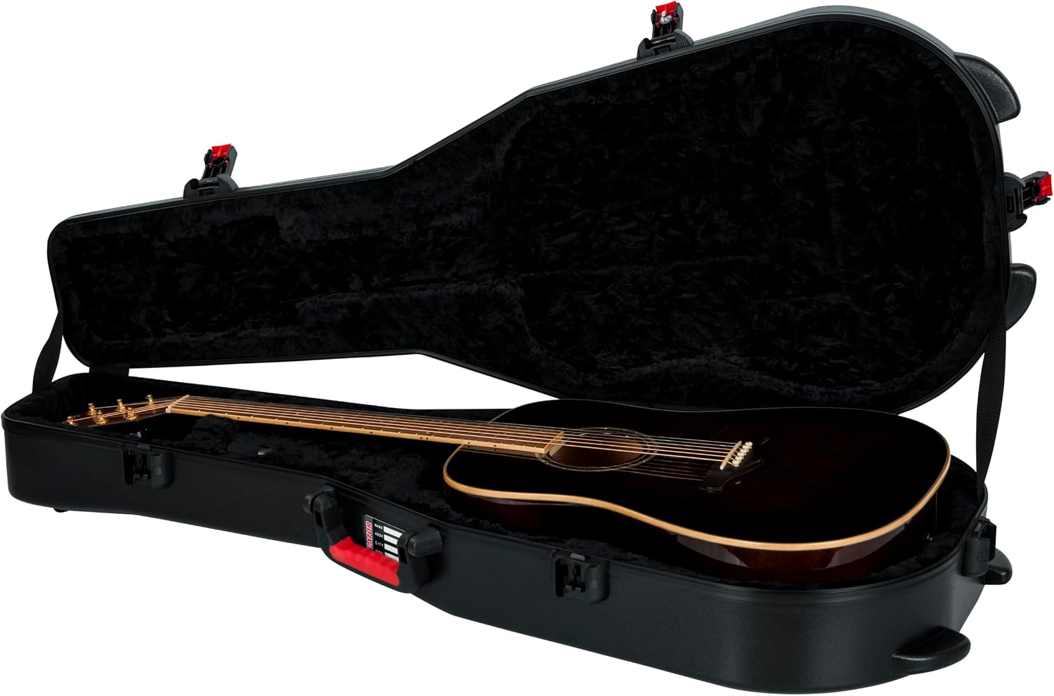 Gator Cases Molded Flight Case For SG Style Double Cut Away Guitars With TSA Approved Locking Latch, (GTSA-GTRSG)