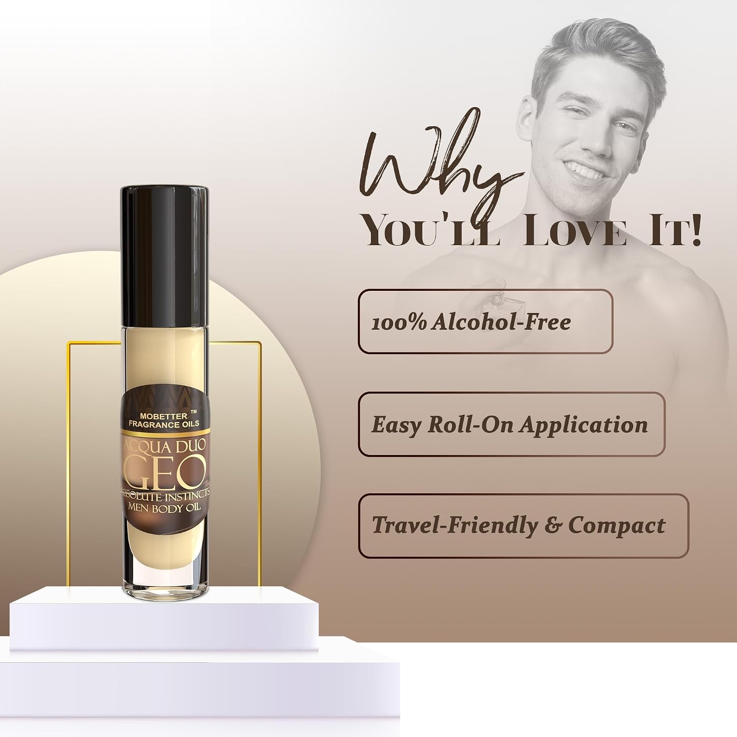 MOBETTER FRAGRANCE OILS Agua Duo Geo Men Fragrance Body Oil