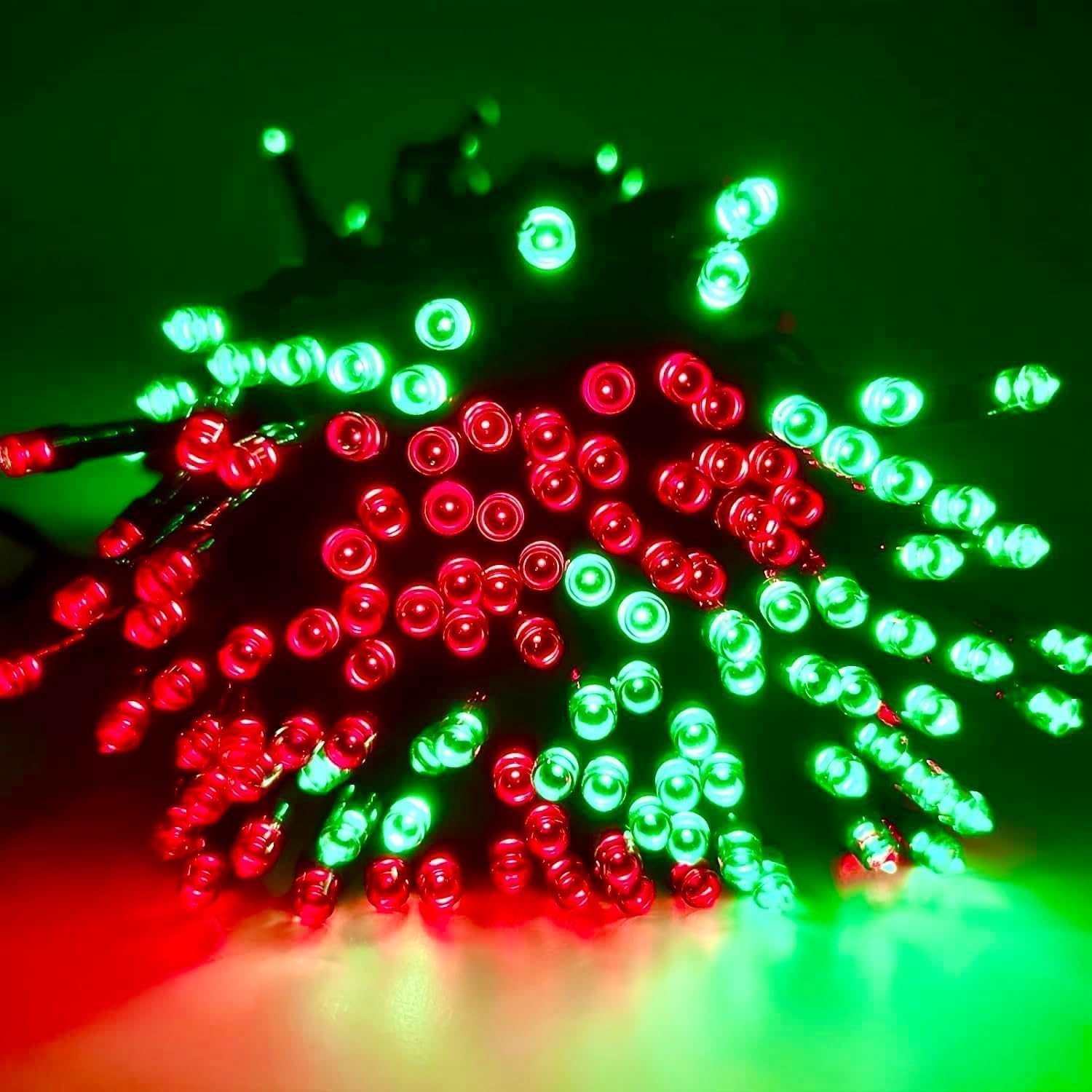 Solar String Lights Outdoor 2 Pack 170FT 480 LED Christmas Light Warm White