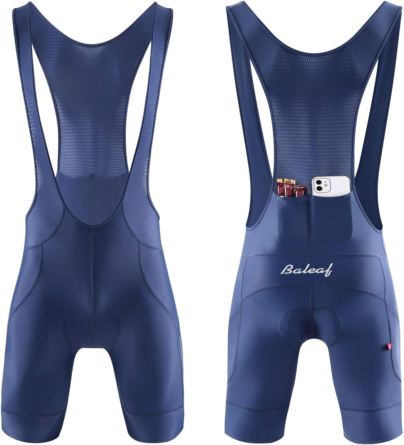 baleaf Mens 4D Padded Cycling Bib Shorts Bicycle Biking Bibs
