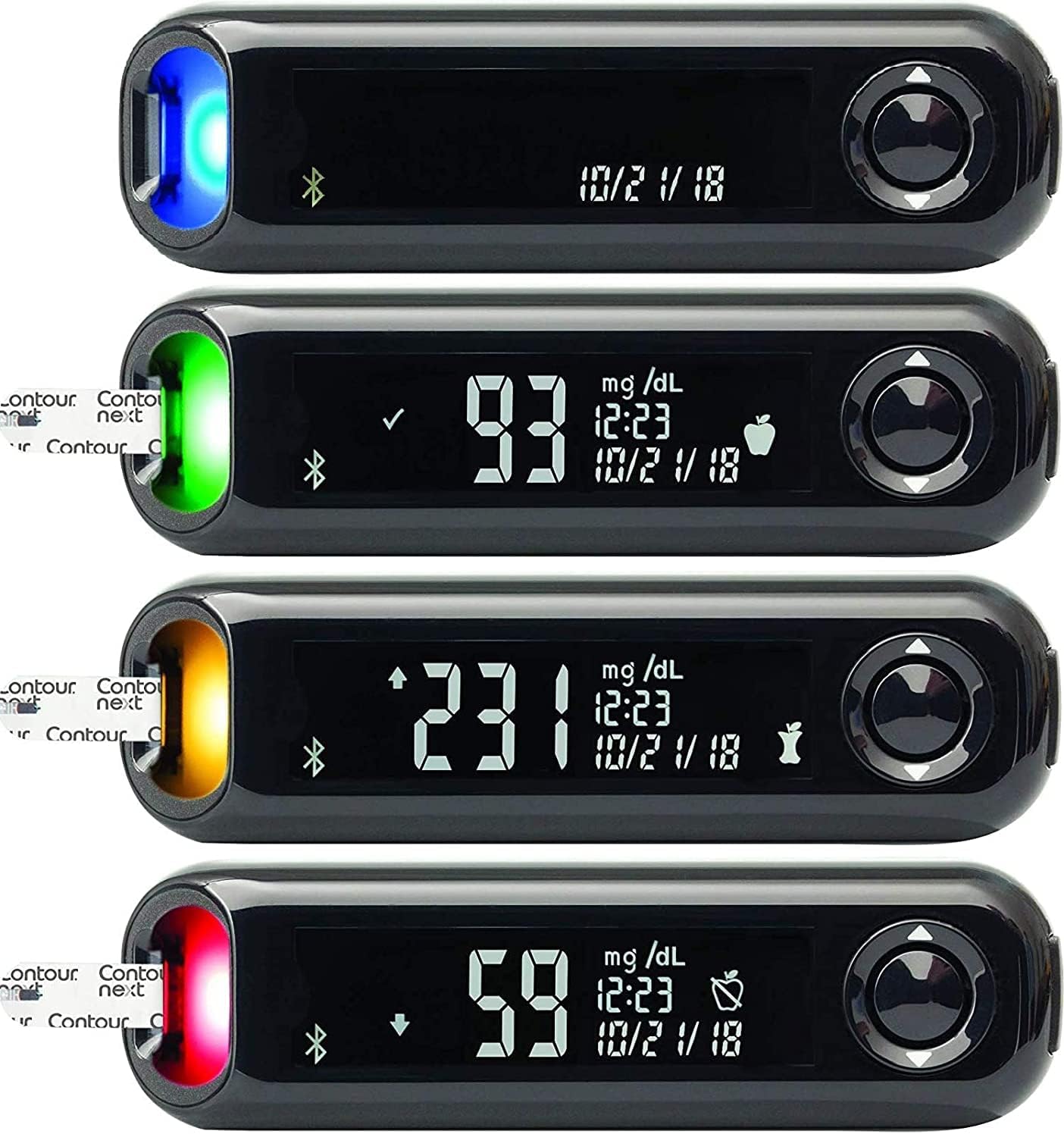 CONTOUR NEXT ONE Blood Glucose Monitoring System All-in-One Kit for Diabetes