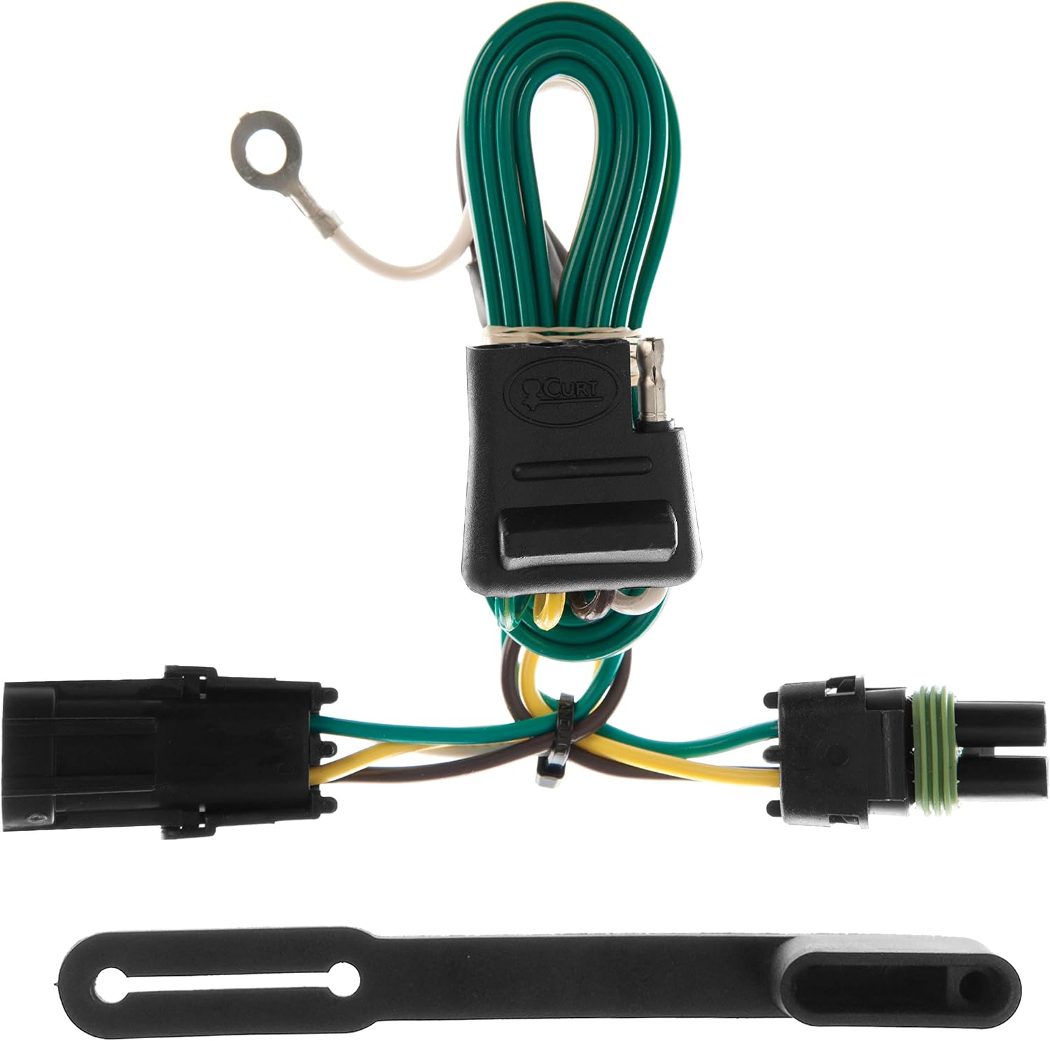 CURT 55312 Vehicle-Side Custom 4-Pin Trailer Wiring Harness for Select Chevrolet, GMC Pickup Trucks, SUVs