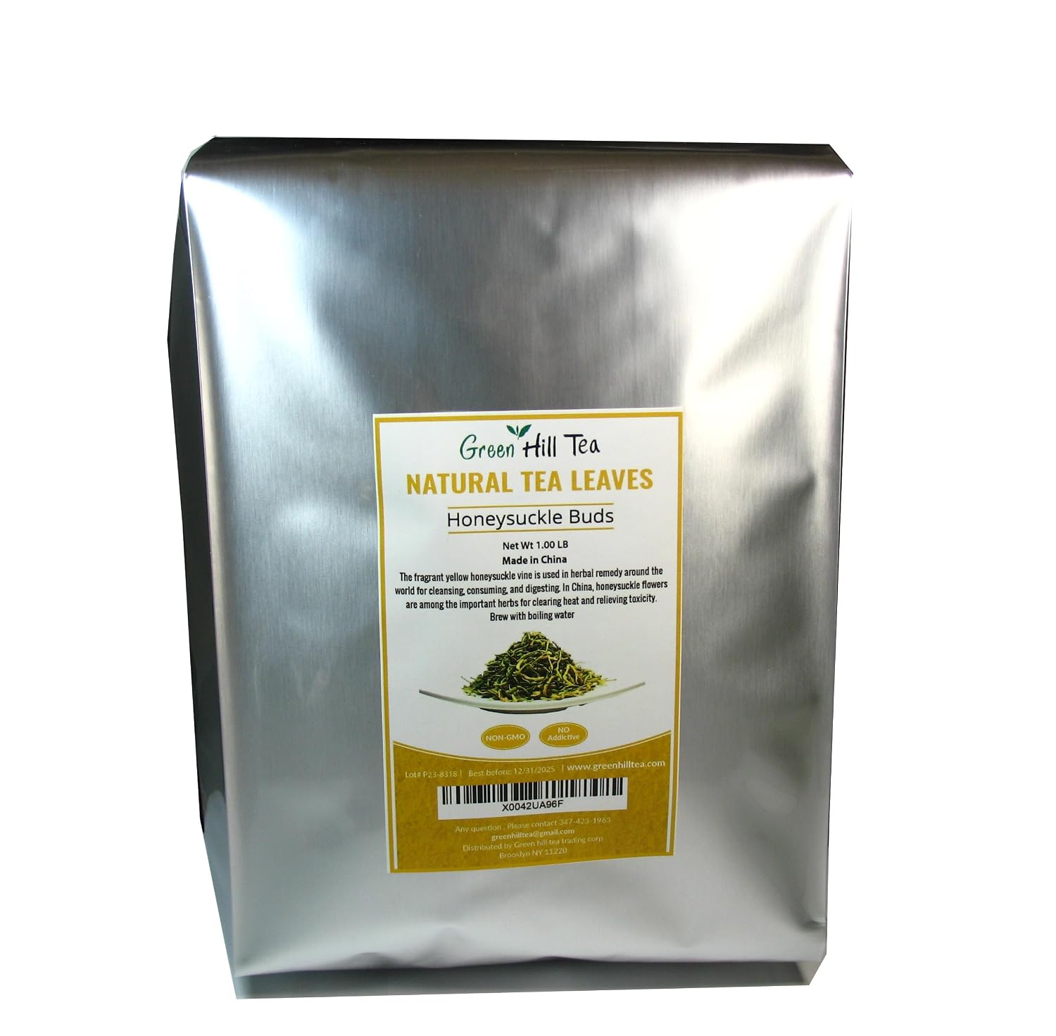 Green Hill Tea Osmanthus Flower Dried – Premium– Fragrant Osmanthus Dried Flowers -Loose Leaf Tea – 100% Pure, Natural, Non-GMO – Great for Brewing, Baking & Infusions 4 OZ